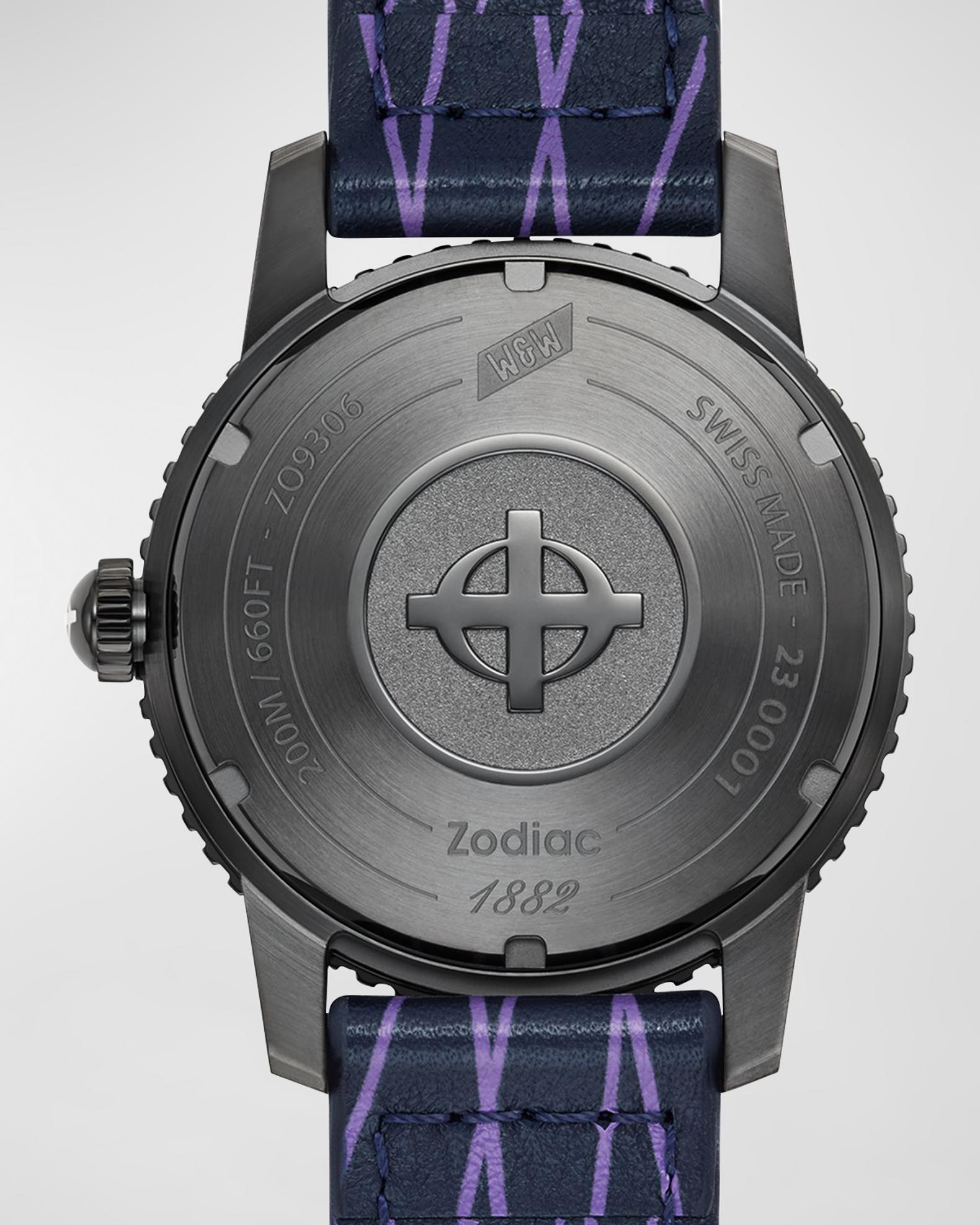 ZODIAC x Worn & Wound Men's Super Sea Wolf Compression Diver Automatic ...