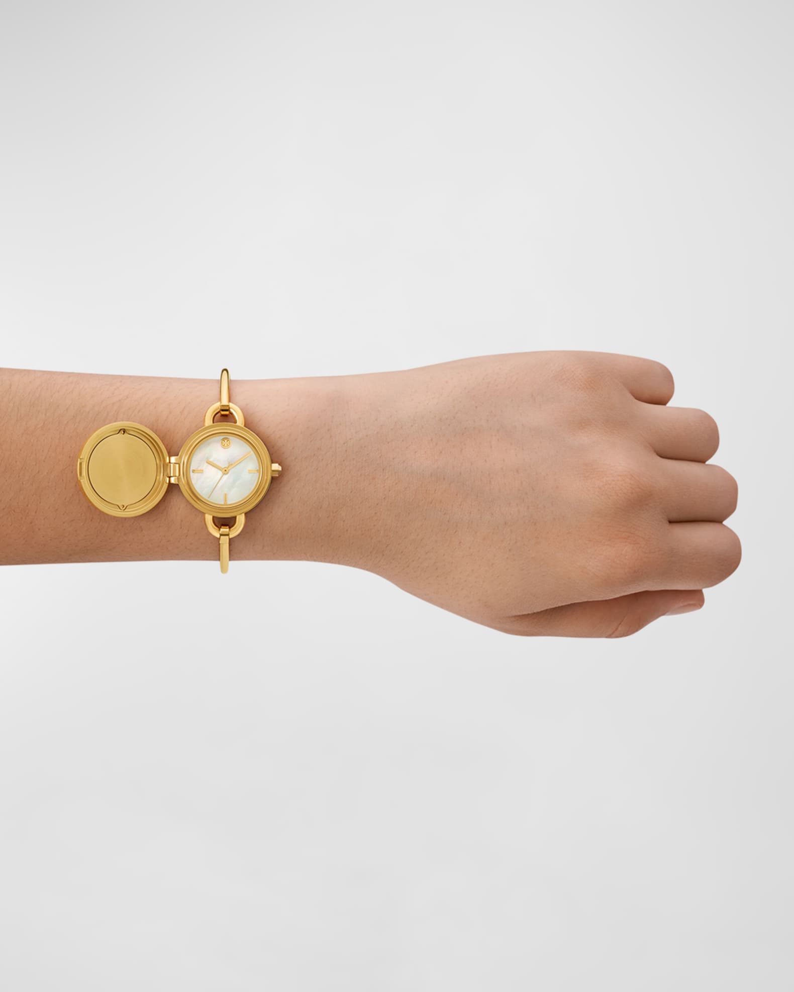 Tory Burch Miller Stainless Steel and Gold-Tone Bracelet