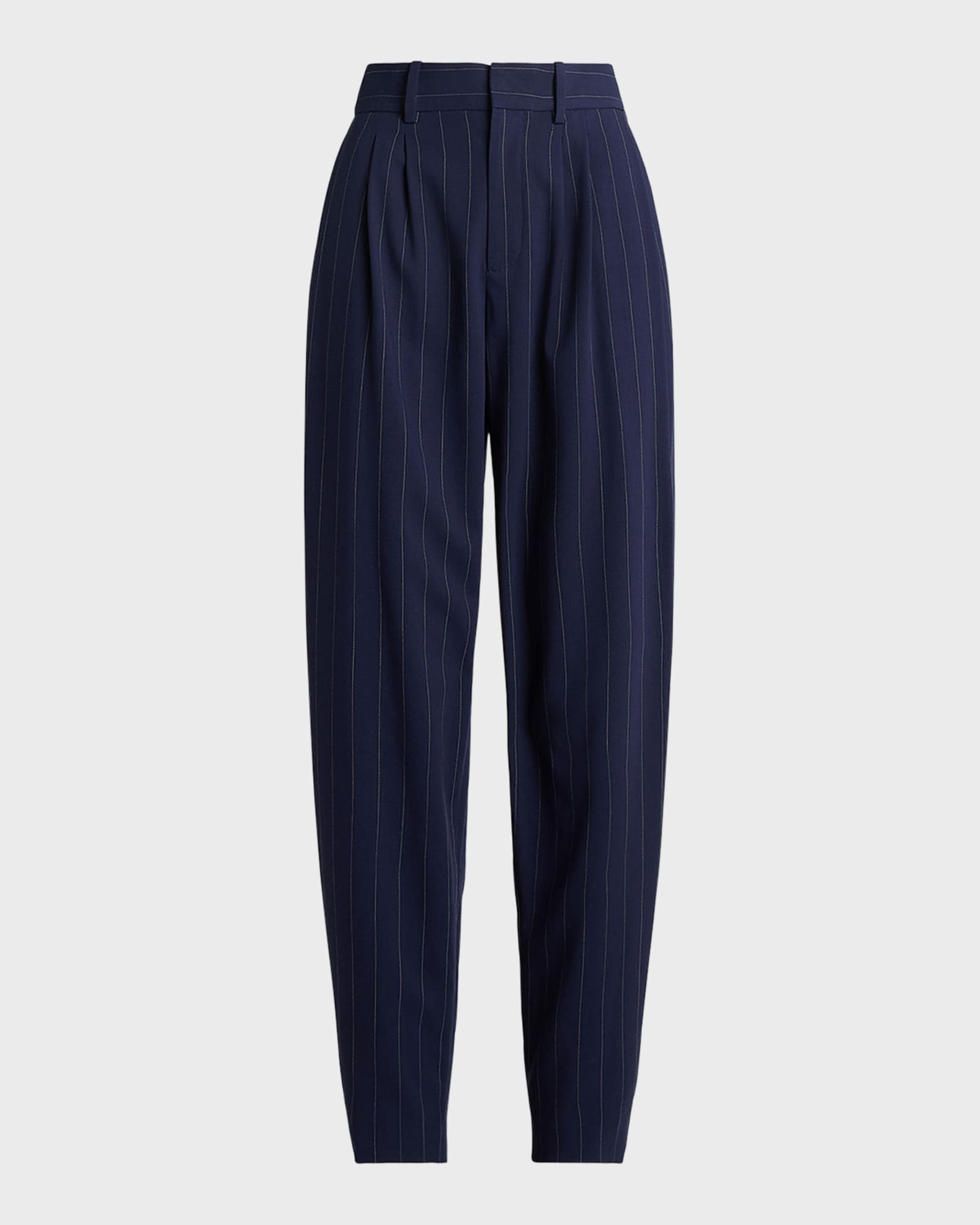 Ralph Lauren Collection Cassidy Pinstripe Wool Pants