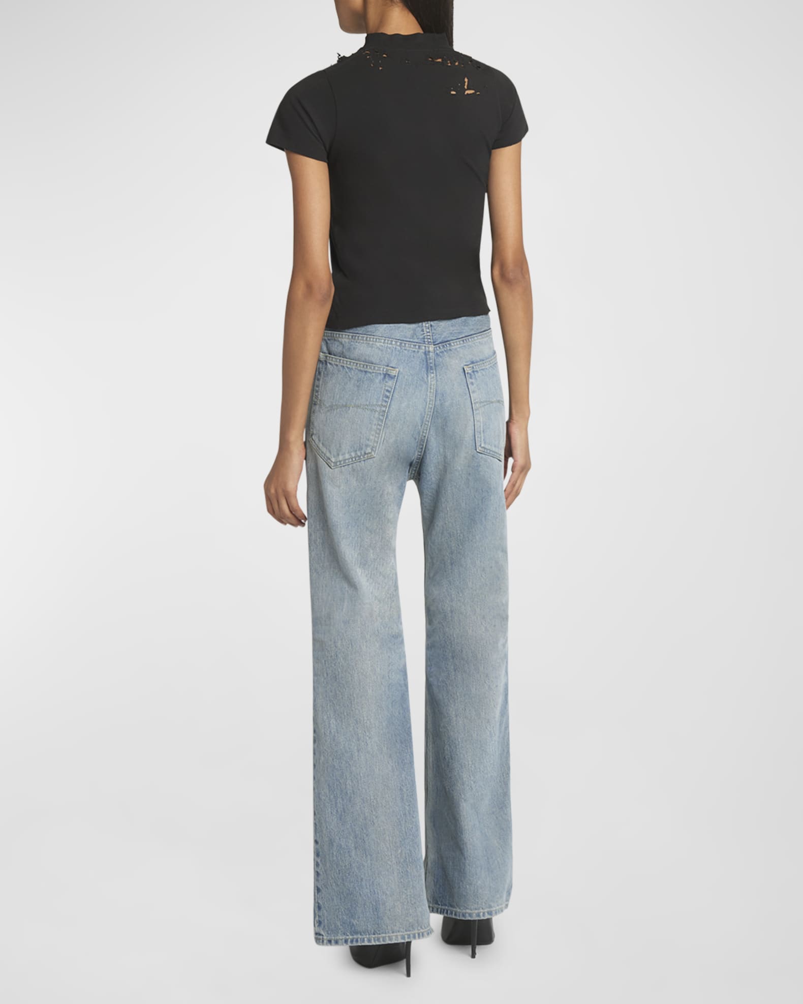 Balenciaga Flared Pants | Neiman Marcus