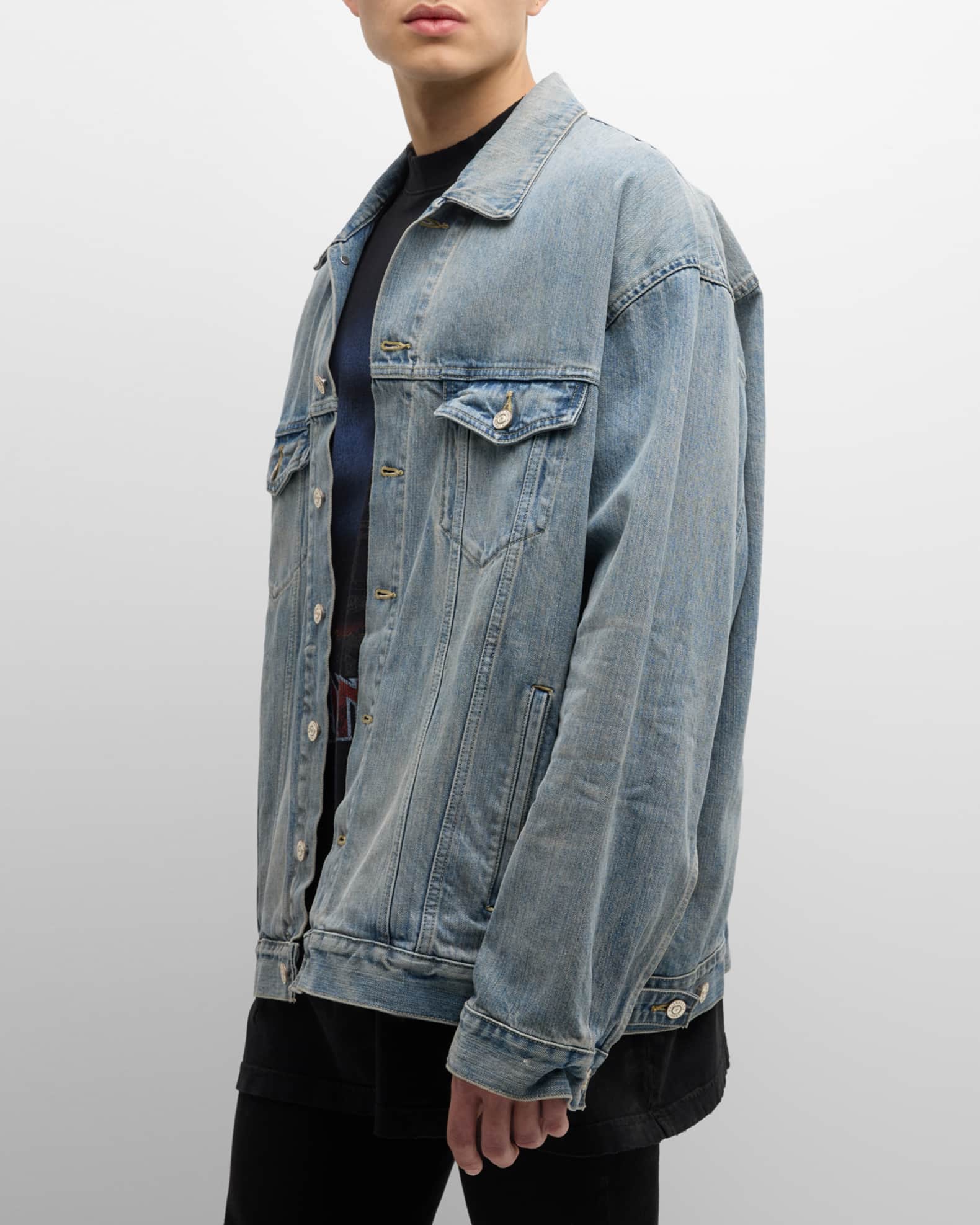 【爆買い！】 Men's Balenciaga Oversized Marcus Neiman | Jacket Denim トップス