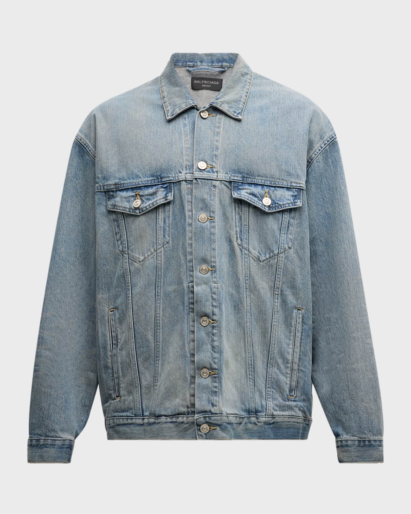 Balenciaga blue jean jacket online