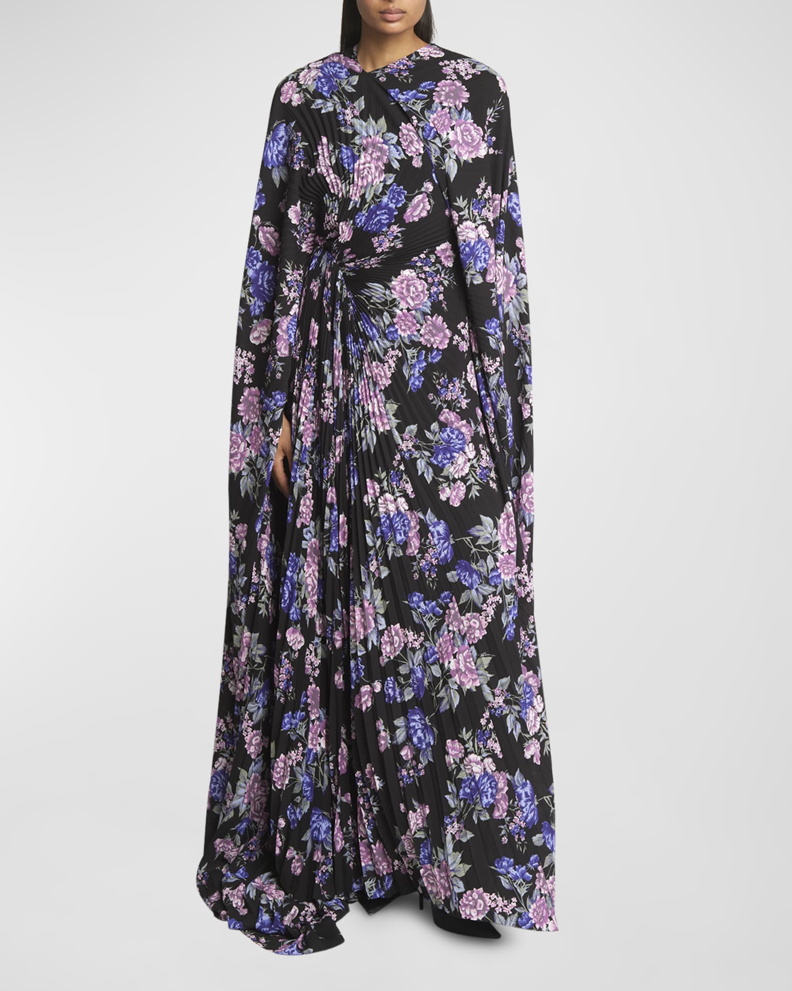 Balenciaga purple dress clearance