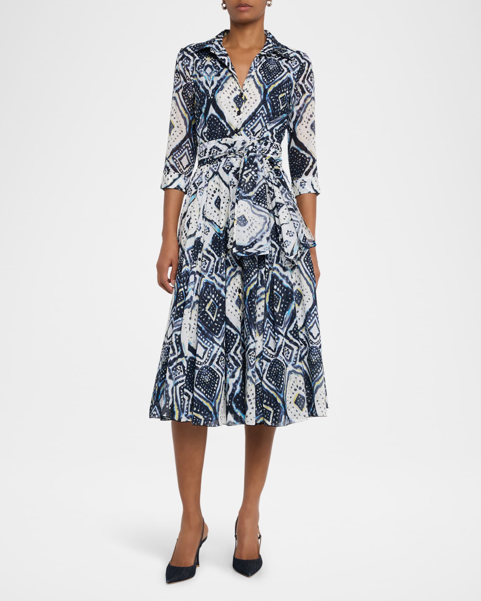 ワンピース SAMANTHA SUNG Dresses (ASTER ANTILLES WHITE COBALT BLUE) Aster Dress – Page 9 – Samantha Sung
