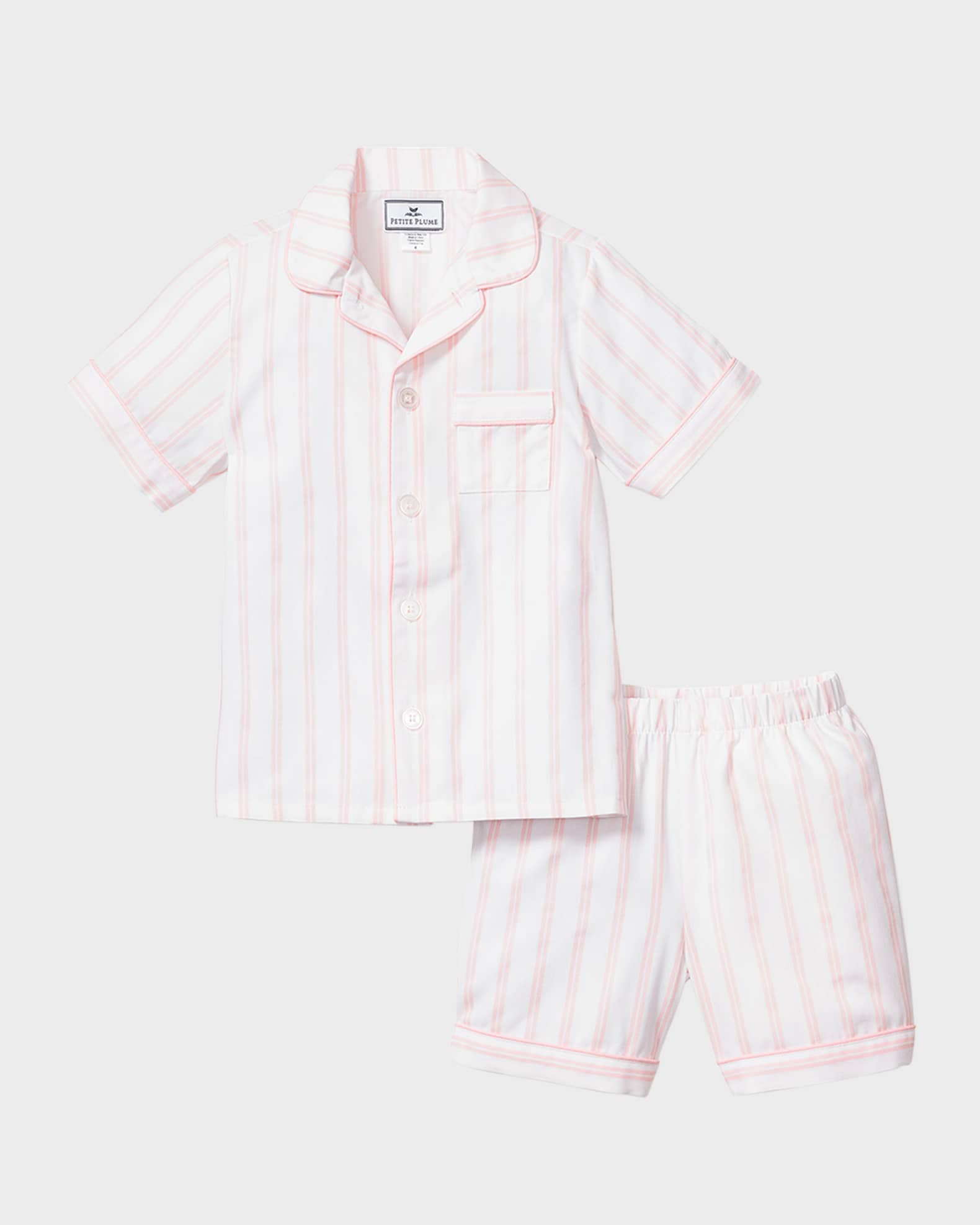 Girl's Printed Shorts Set, Size 6M-14 0