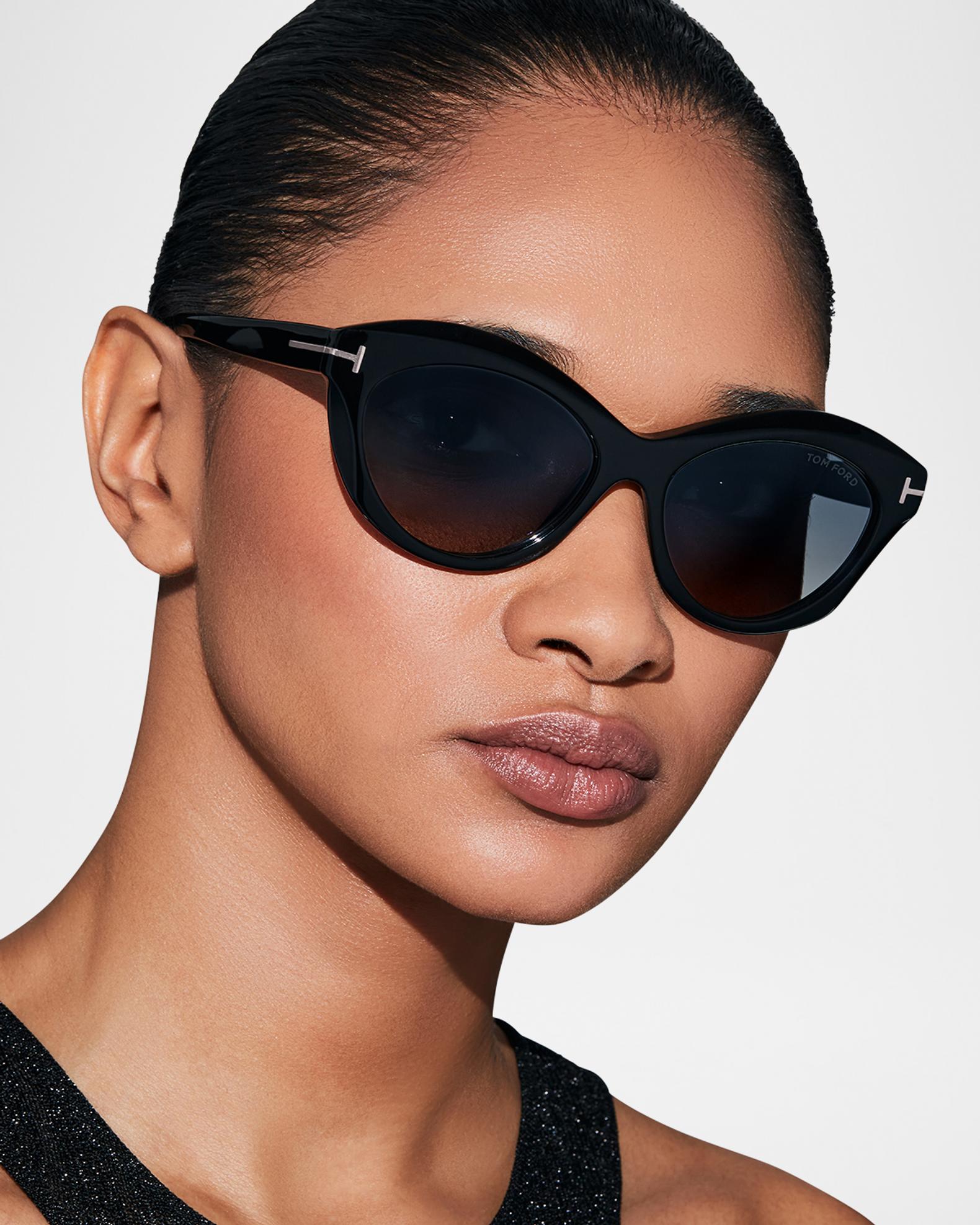 TOM FORD Toni Acetate Cat-Eye Sunglasses | Neiman Marcus