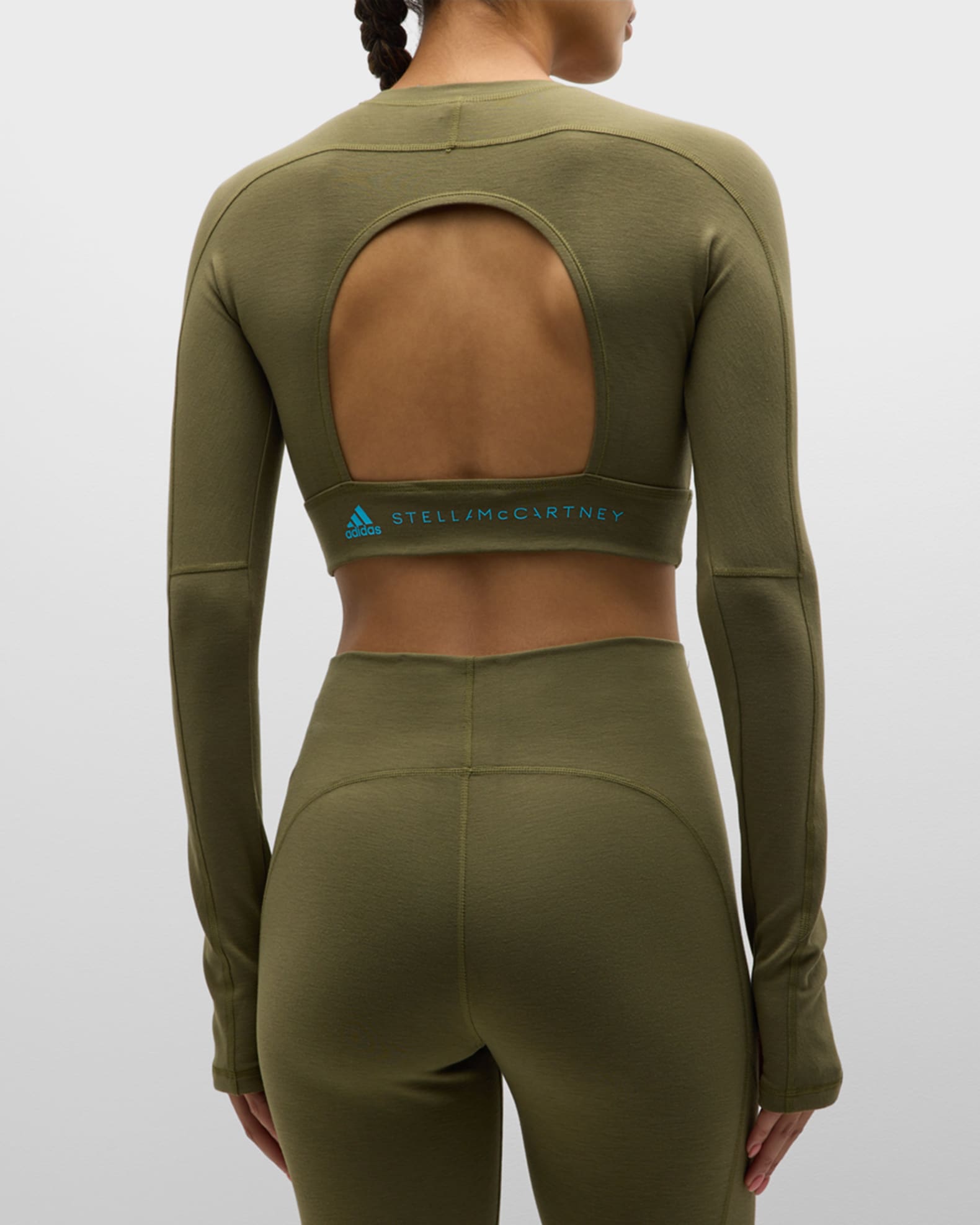 Adidas by Stella Mccartney Truestrength Yoga Crop Top IT5714 Women s Xs