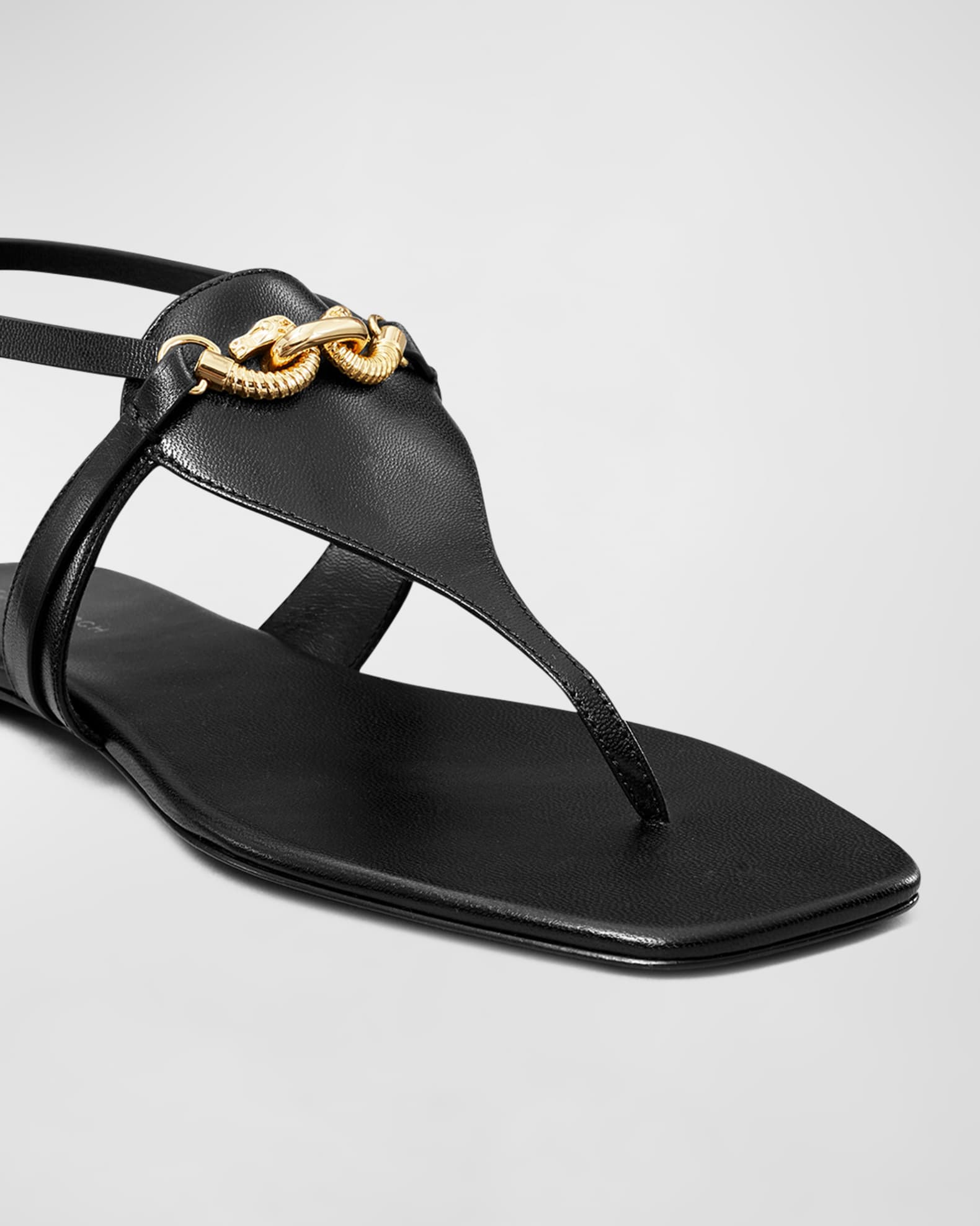 レザー★送料&関税込み★Tory Burch★JESSA FLAT SANDAL選択3色 Jessa Toe Ring Sandal: Women's Designer Sandals | Tory Burch