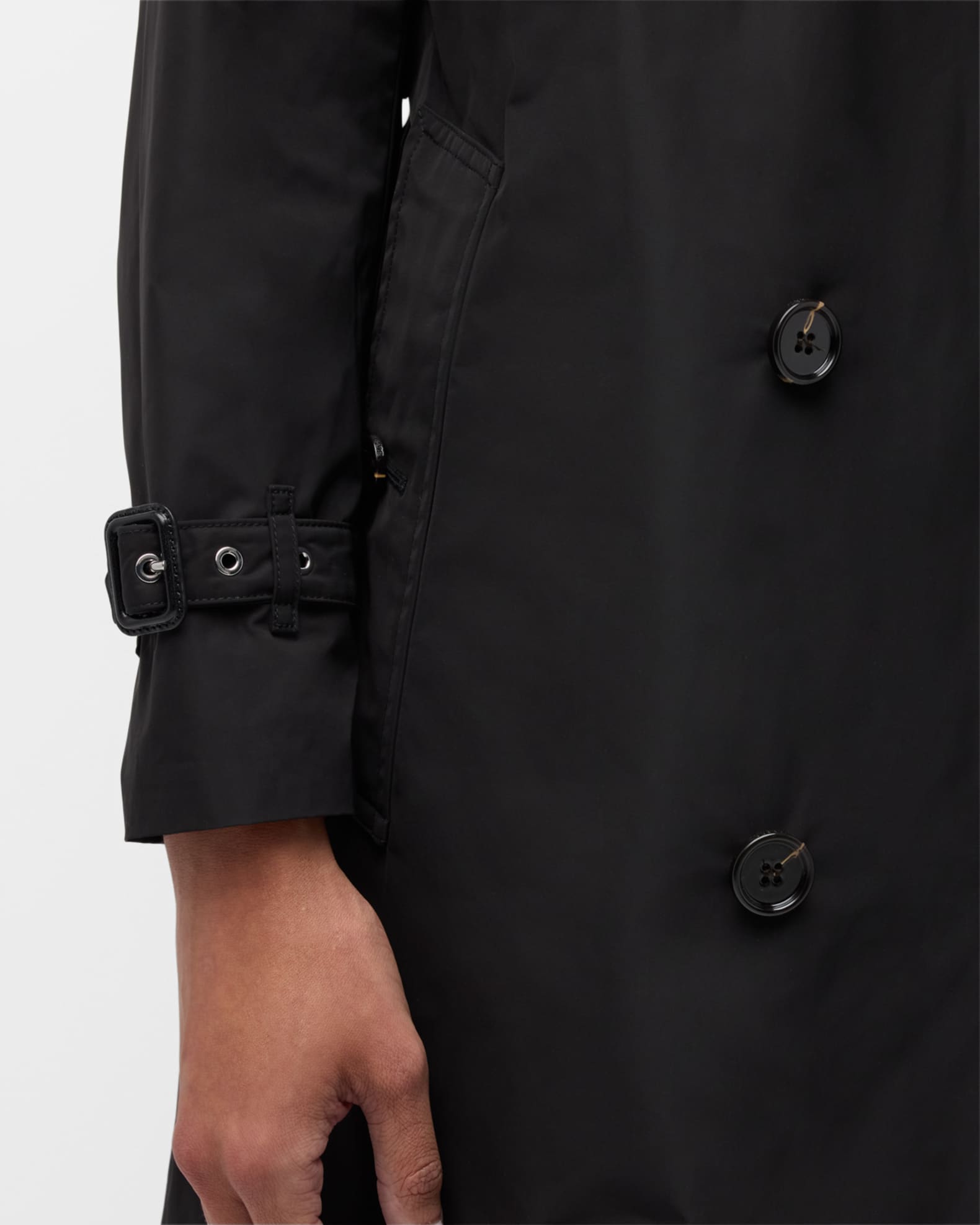 Burberry Kensington Double-Breasted Trench Coat | Neiman Marcus