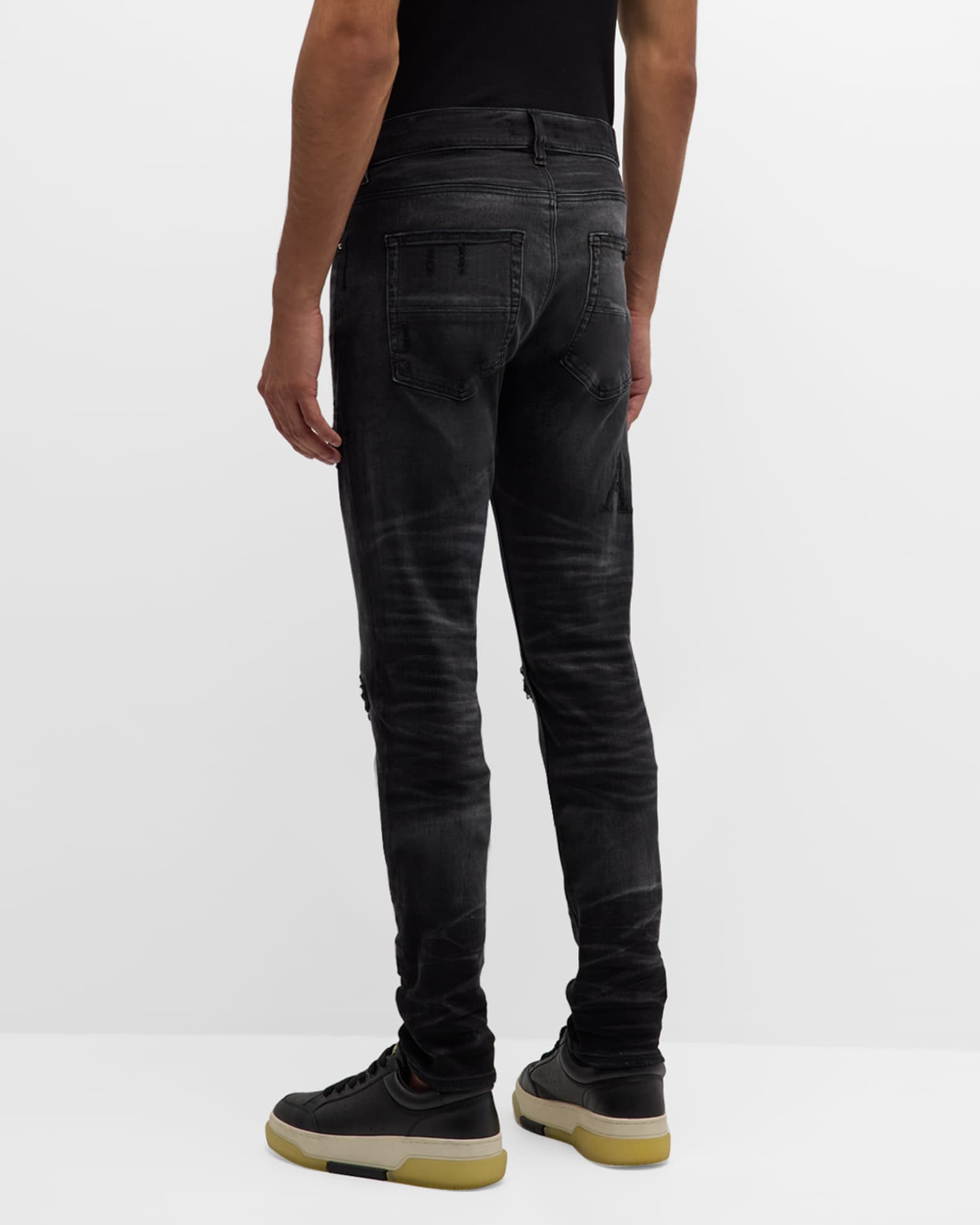 AMIRI Blue MX1 Distressed Jeans