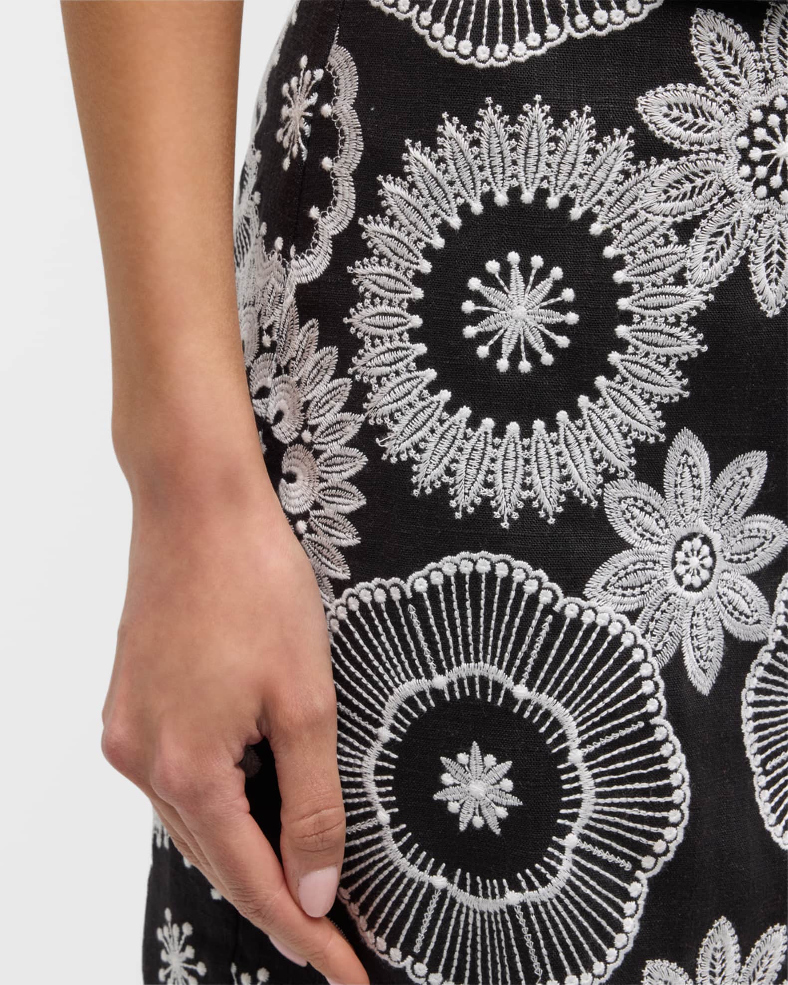 Alley Micro Floral Print Mini Skirt