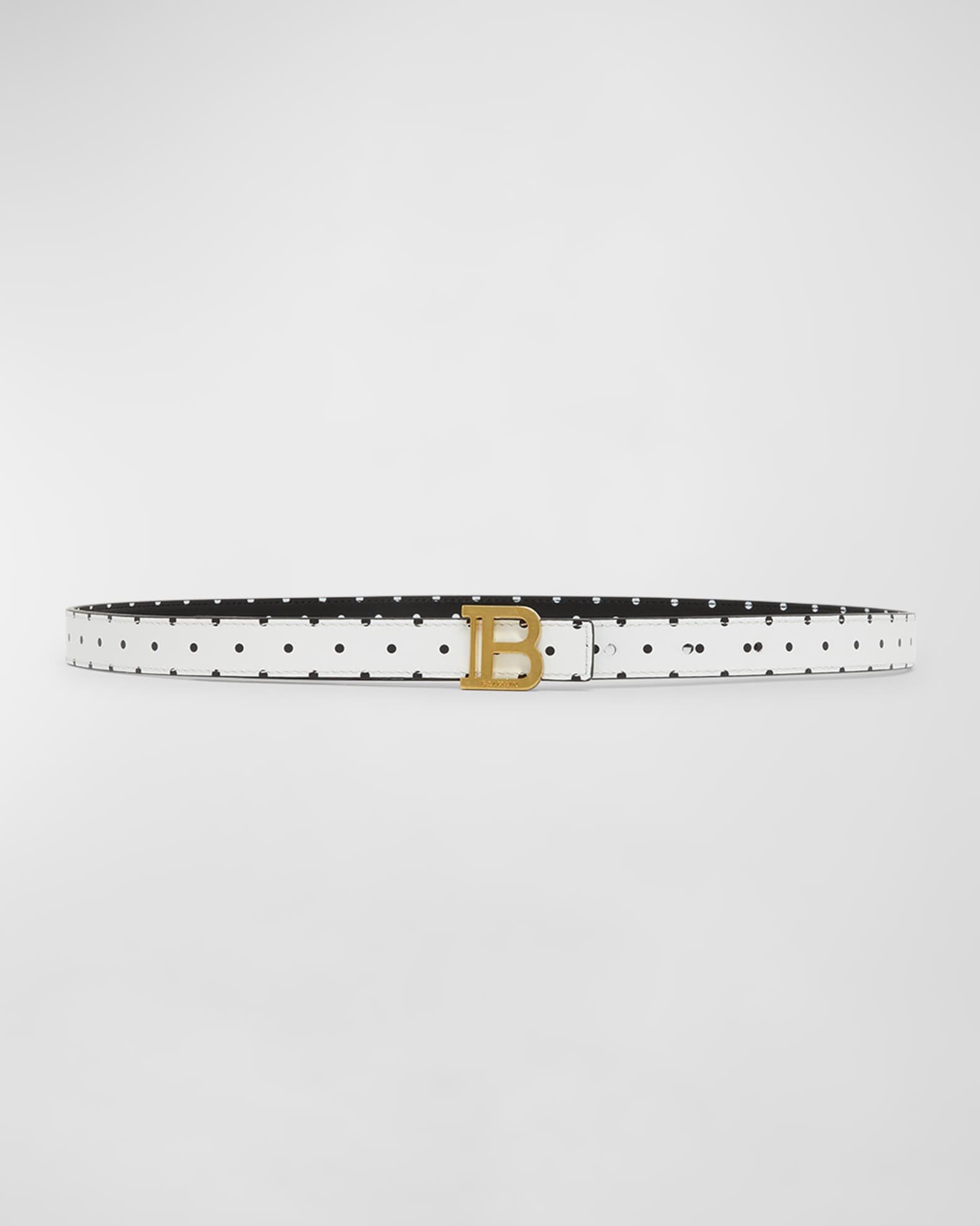 Balmain logo-buckle belt - Black