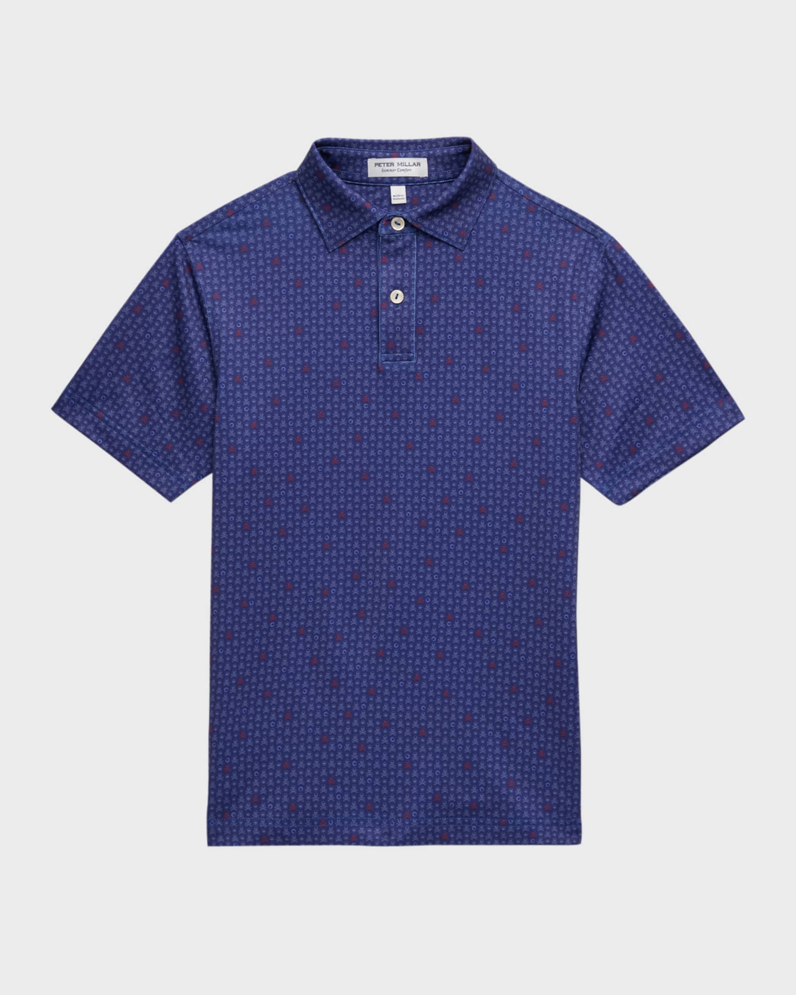 Peter millar skull polo hotsell