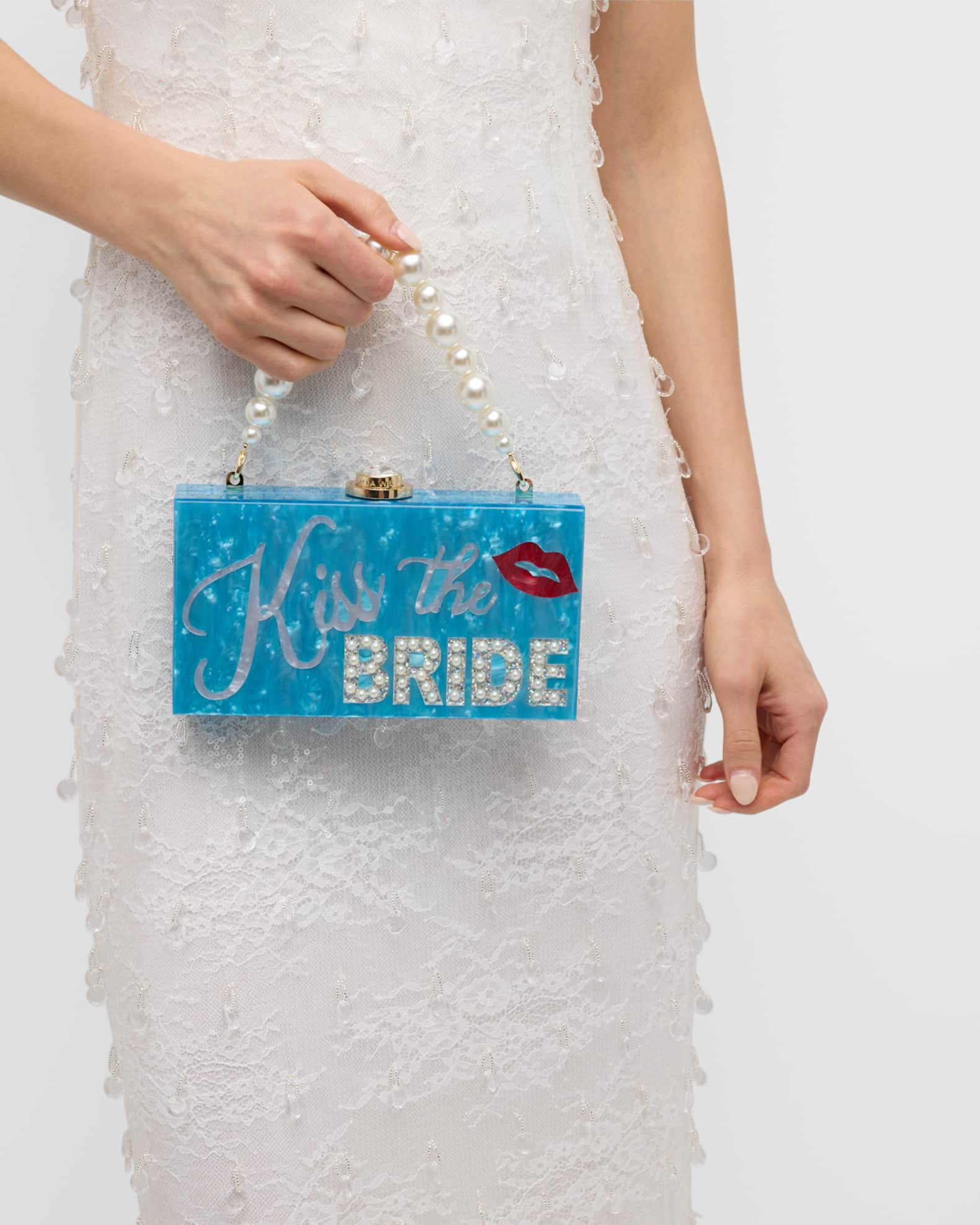 The Kiss Wristlet Clutch Bag