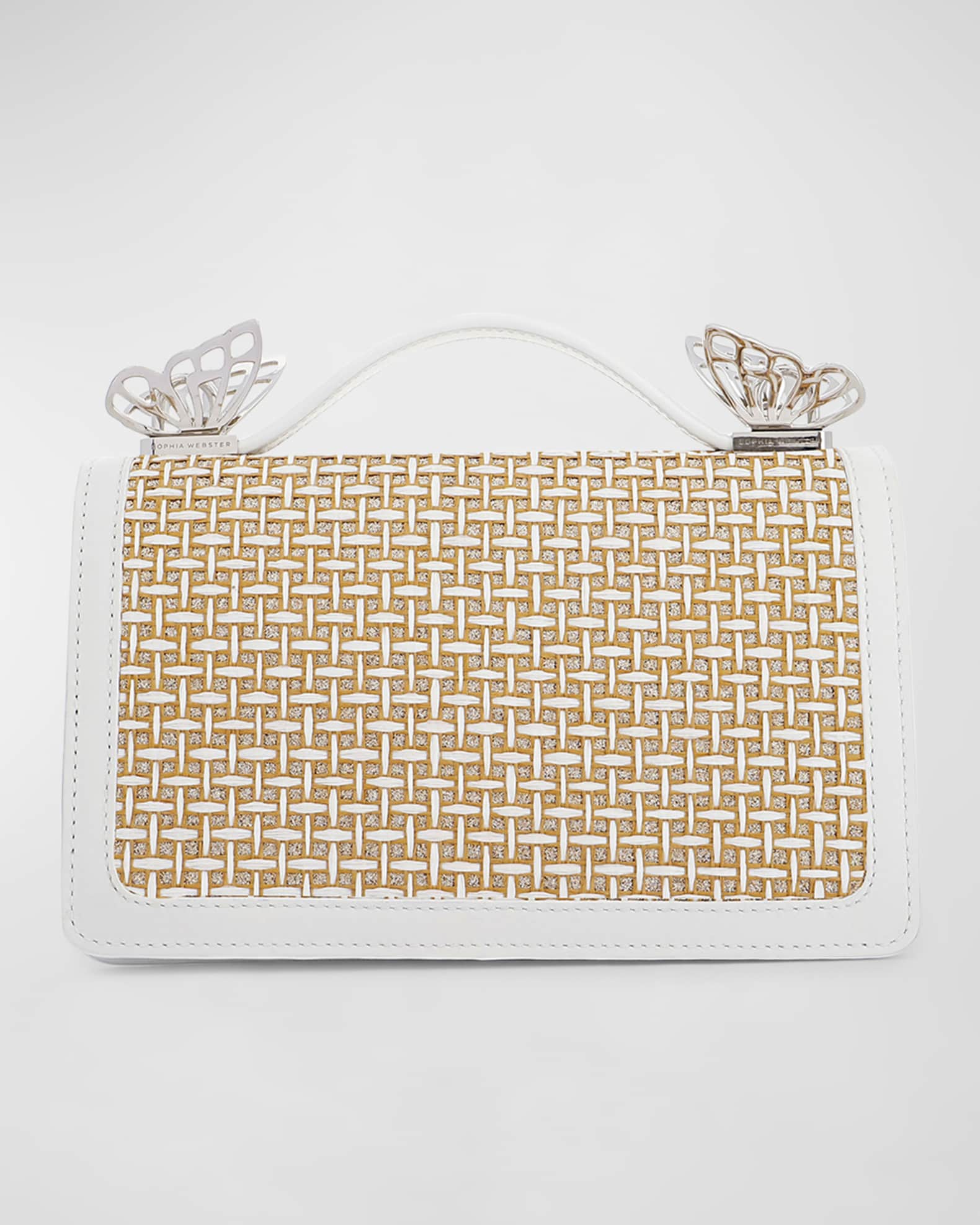 Mariposa Flap Leather Shoulder Bag 0