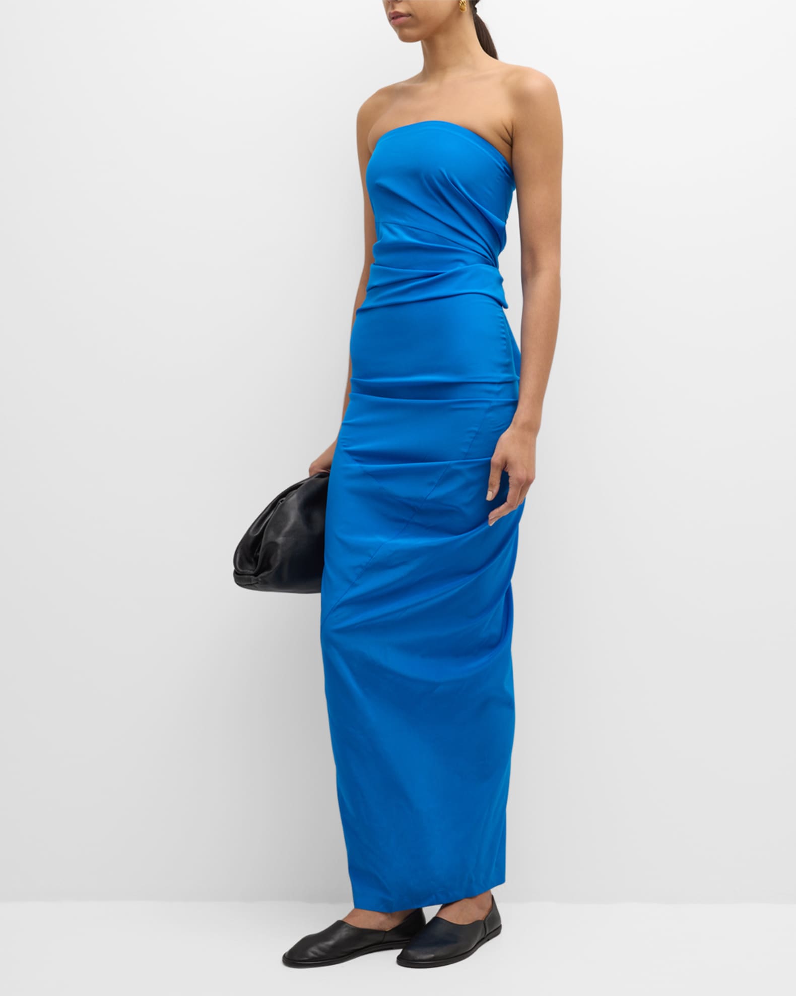 Proenza Schouler Odette Strapless Dress in Silk Viscose