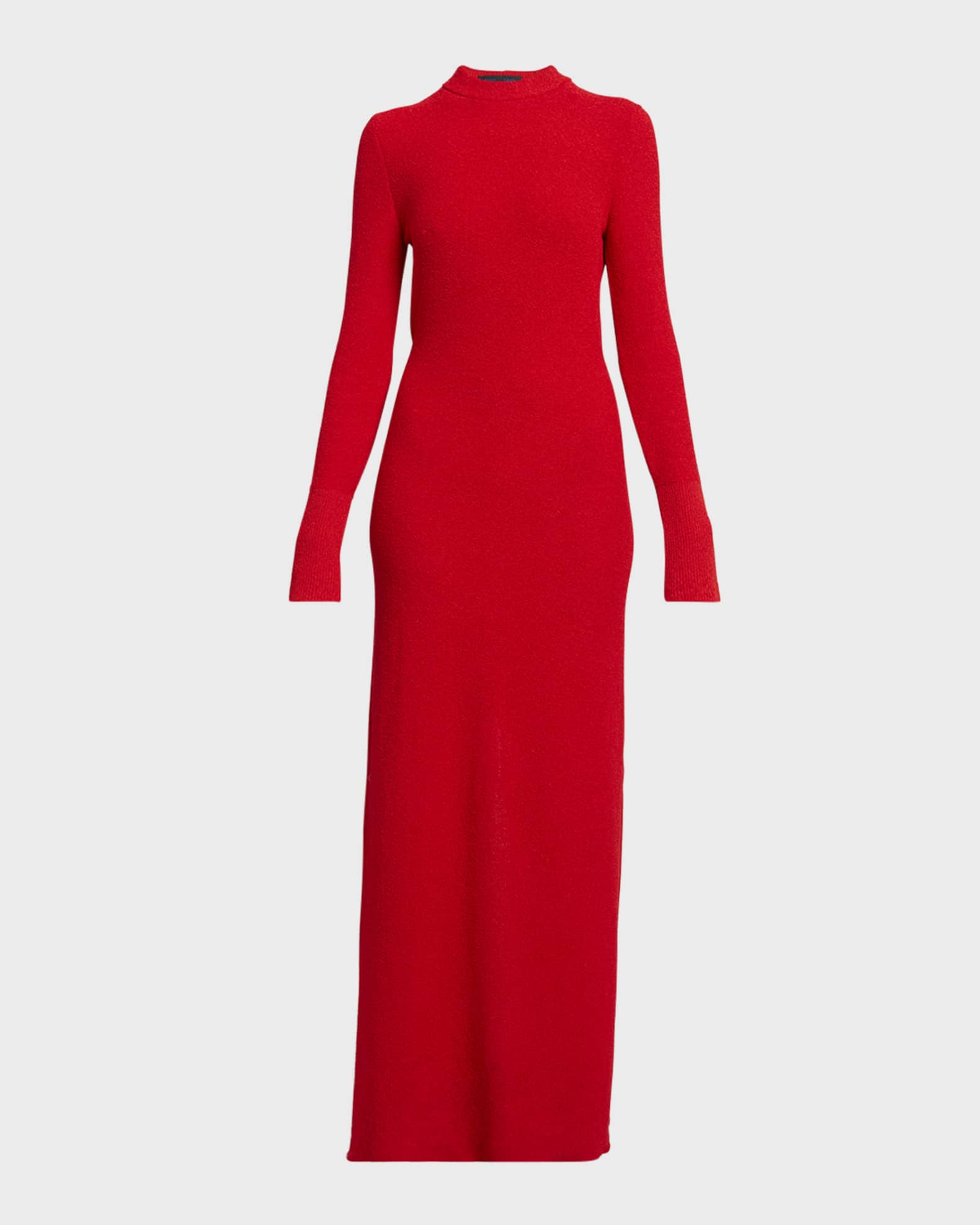 Proenza Schouler Lara Boucle Cut-Out Back Maxi Dress
