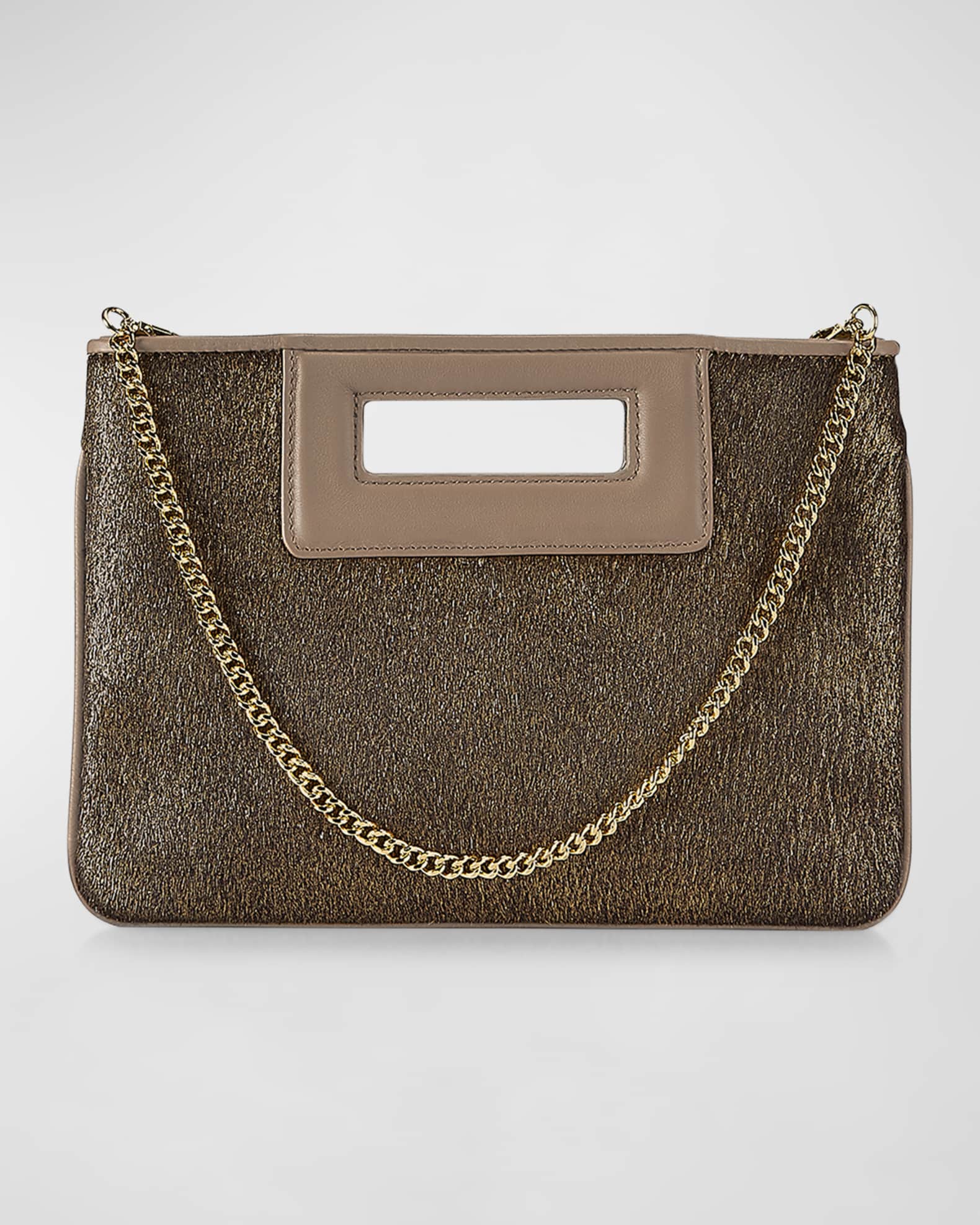 Calf hair clutch store