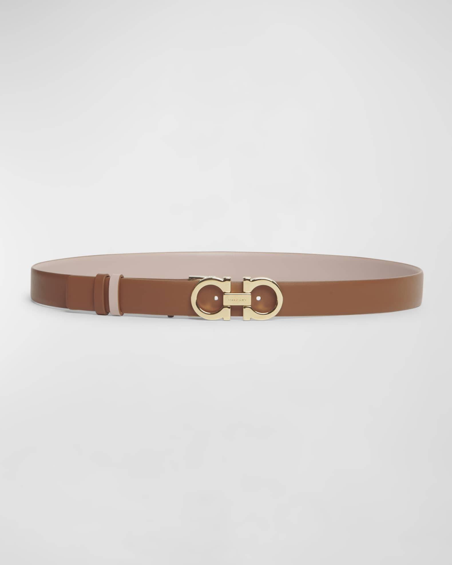 Ferragamo Reversible Gancini Leather Belt