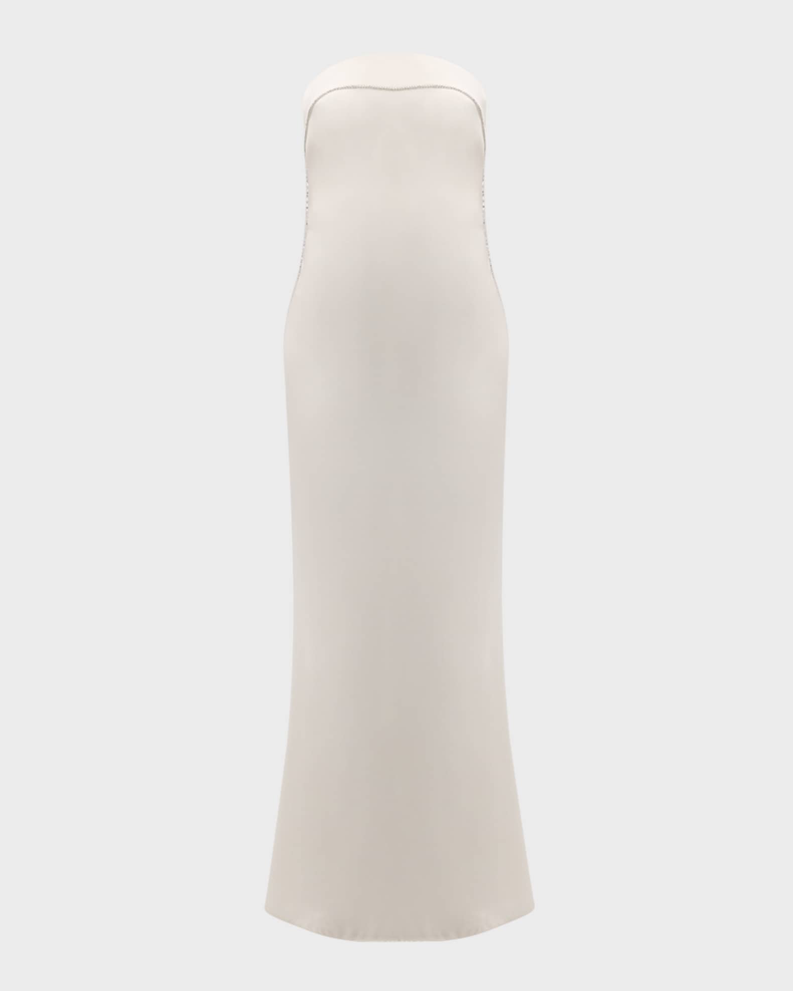 注目ブランドのギフト Giorgio Trim Crystal with Gown Strapless Satin Armani スーツ・フォーマル・ドレス