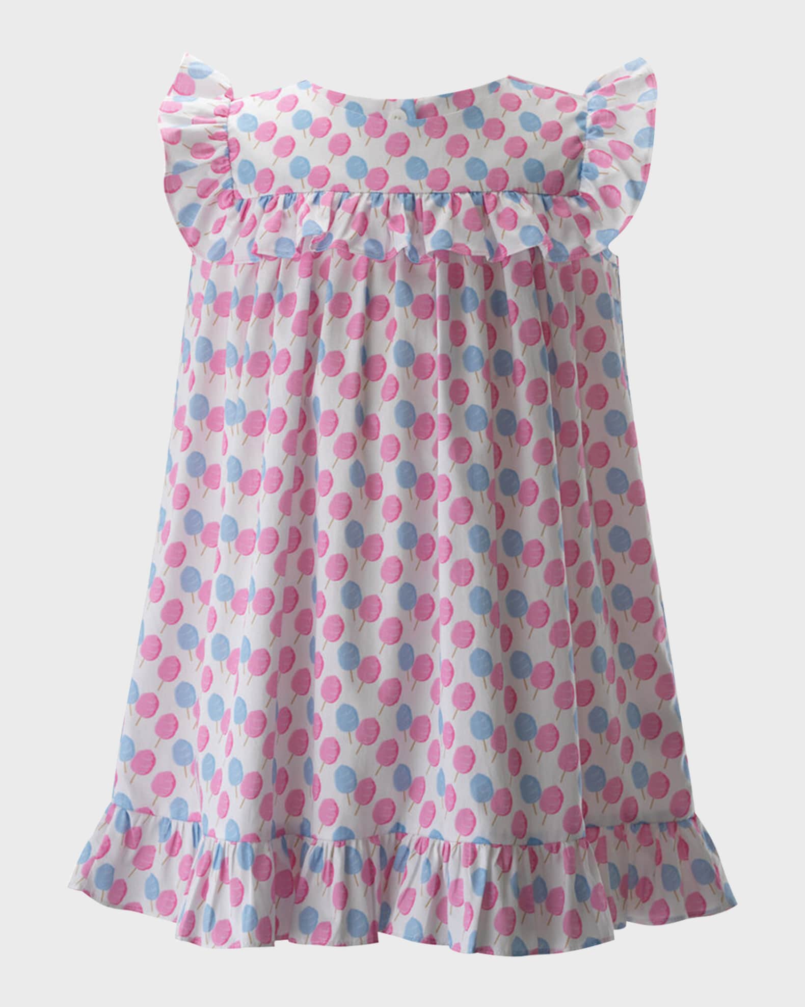 Girl's Cotton Candy Frill Dress, Size 2-10 0