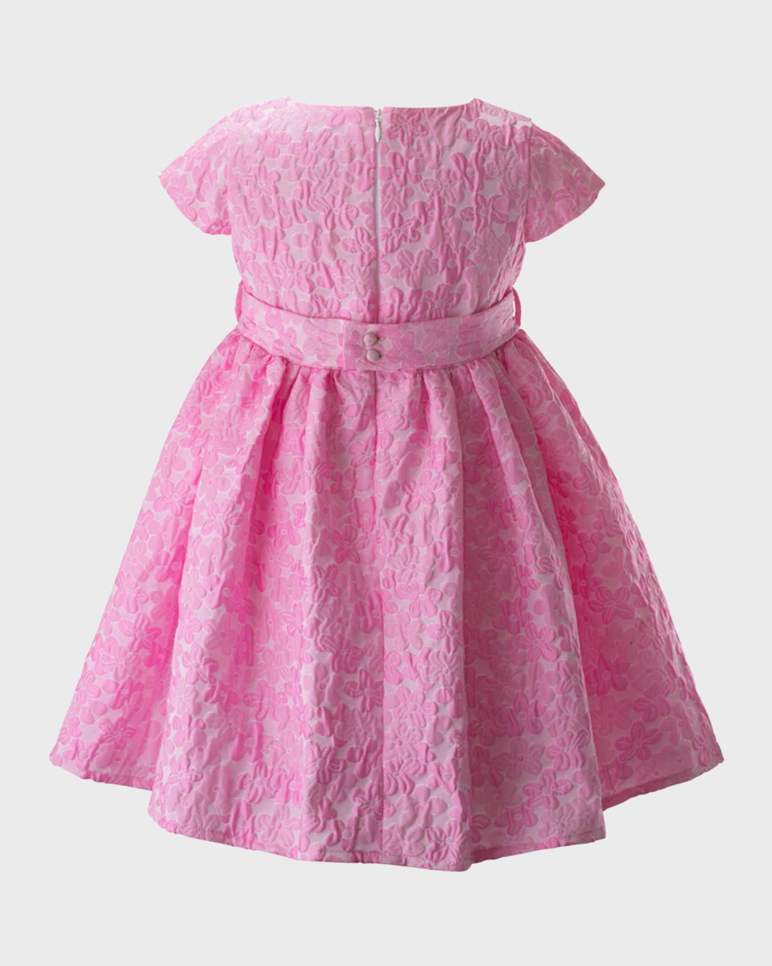 Girl's Daisy Damask Party Dress, Size 2-10 1