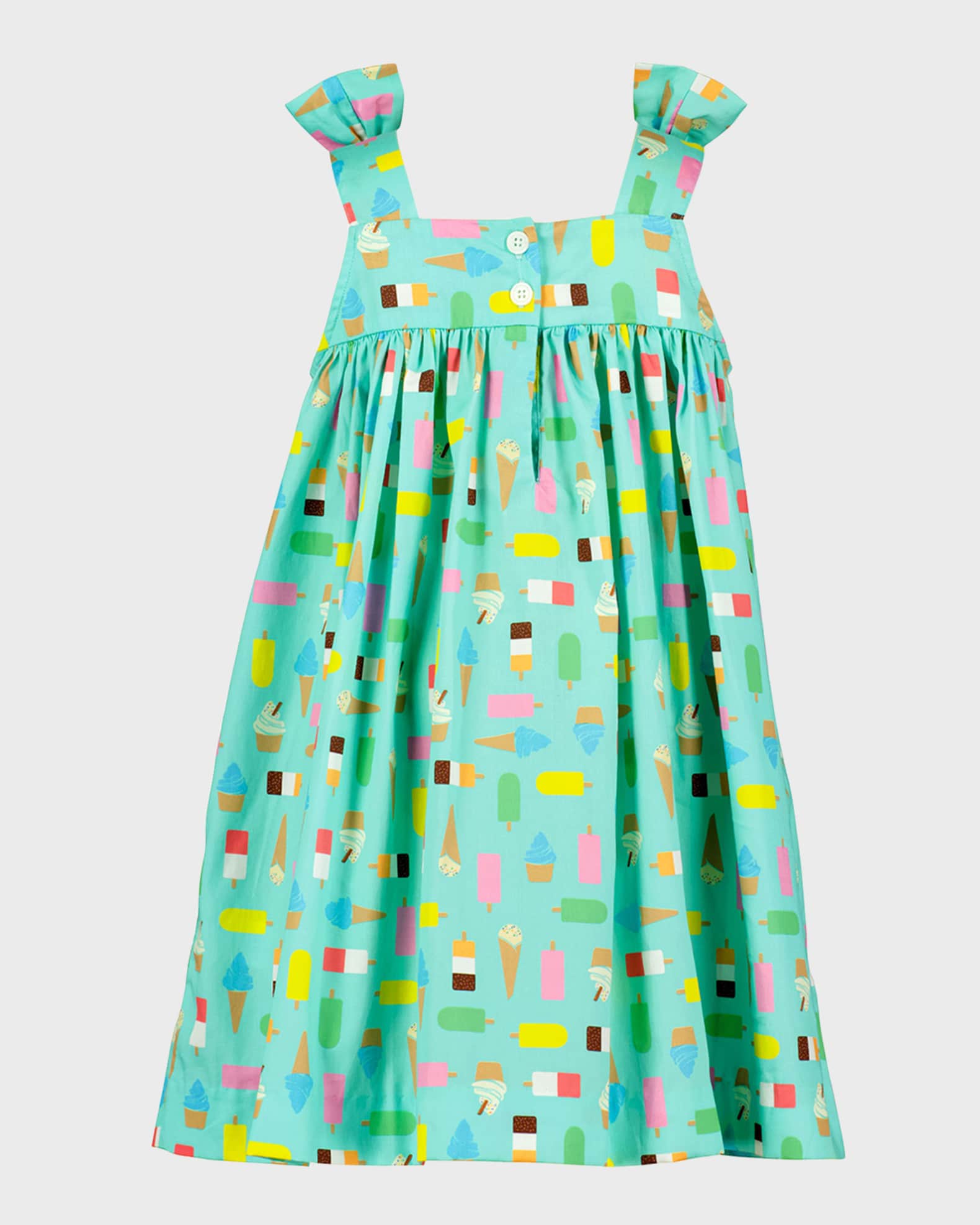 Girl's Ice Lolly-Print Sleeveless Sundress, Size 2-10 1