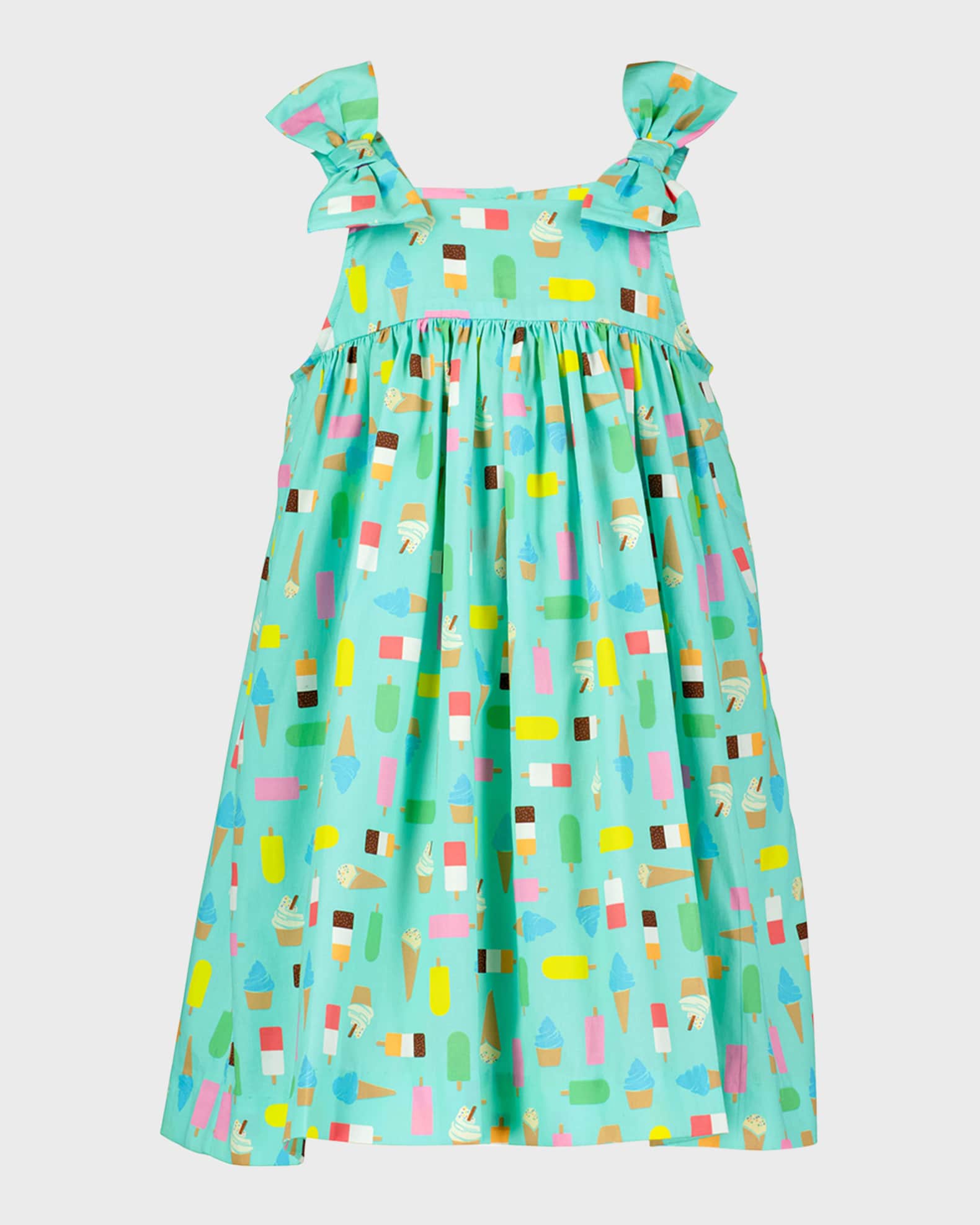 Girl's Ice Lolly-Print Sleeveless Sundress, Size 2-10 0