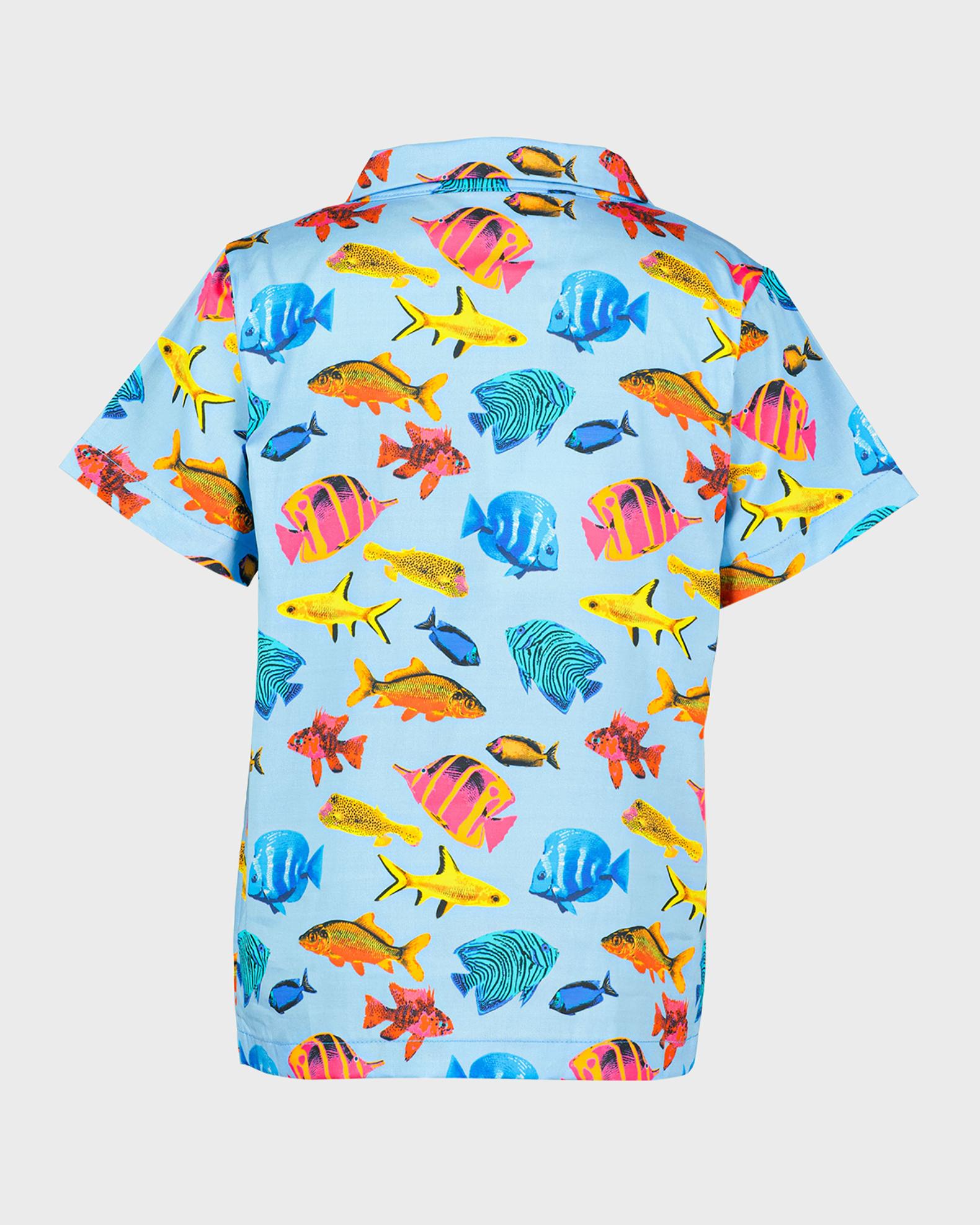 Rachel Riley Boy's Tropical Fish Shirt, Size 2-10 | Neiman Marcus