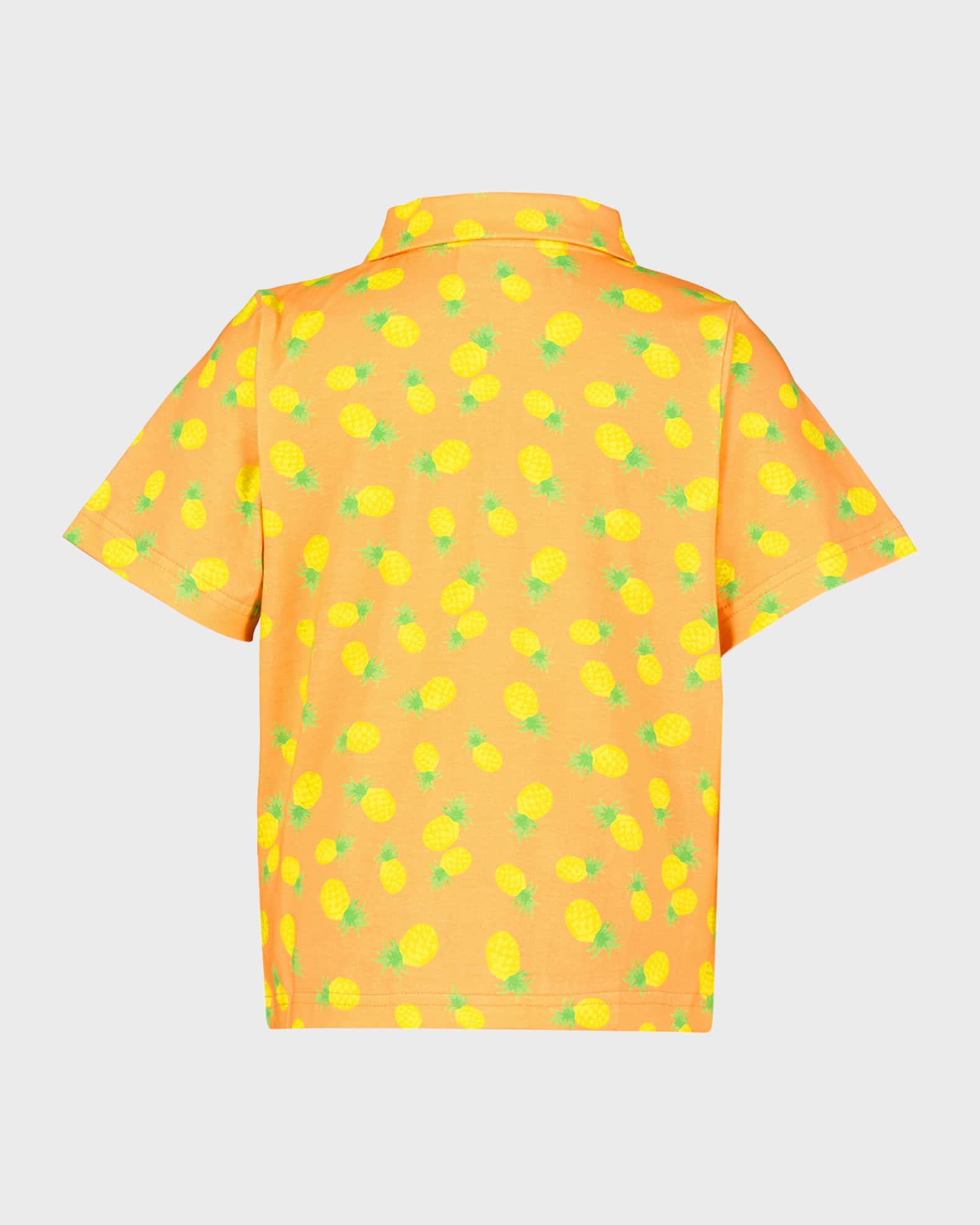 Boy's Pineapple Polo Shirt, Size 2-10 1