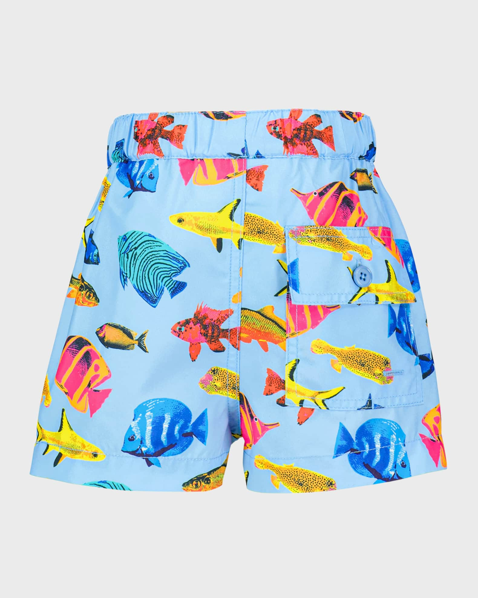 Rachel Riley Tropical Fish-print cotton dress - Blue