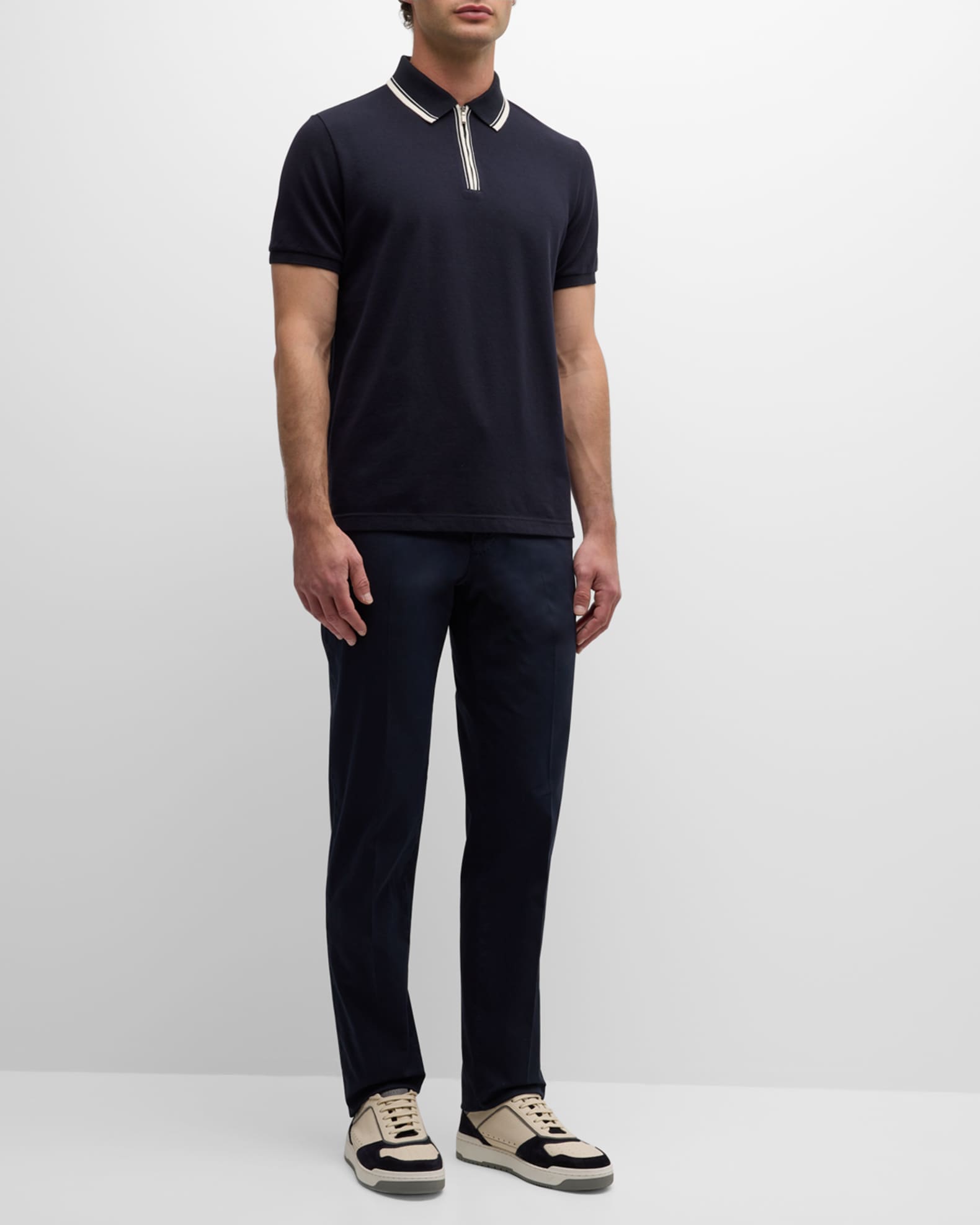 Men's Textured Solid Pants - Thumbnail 2