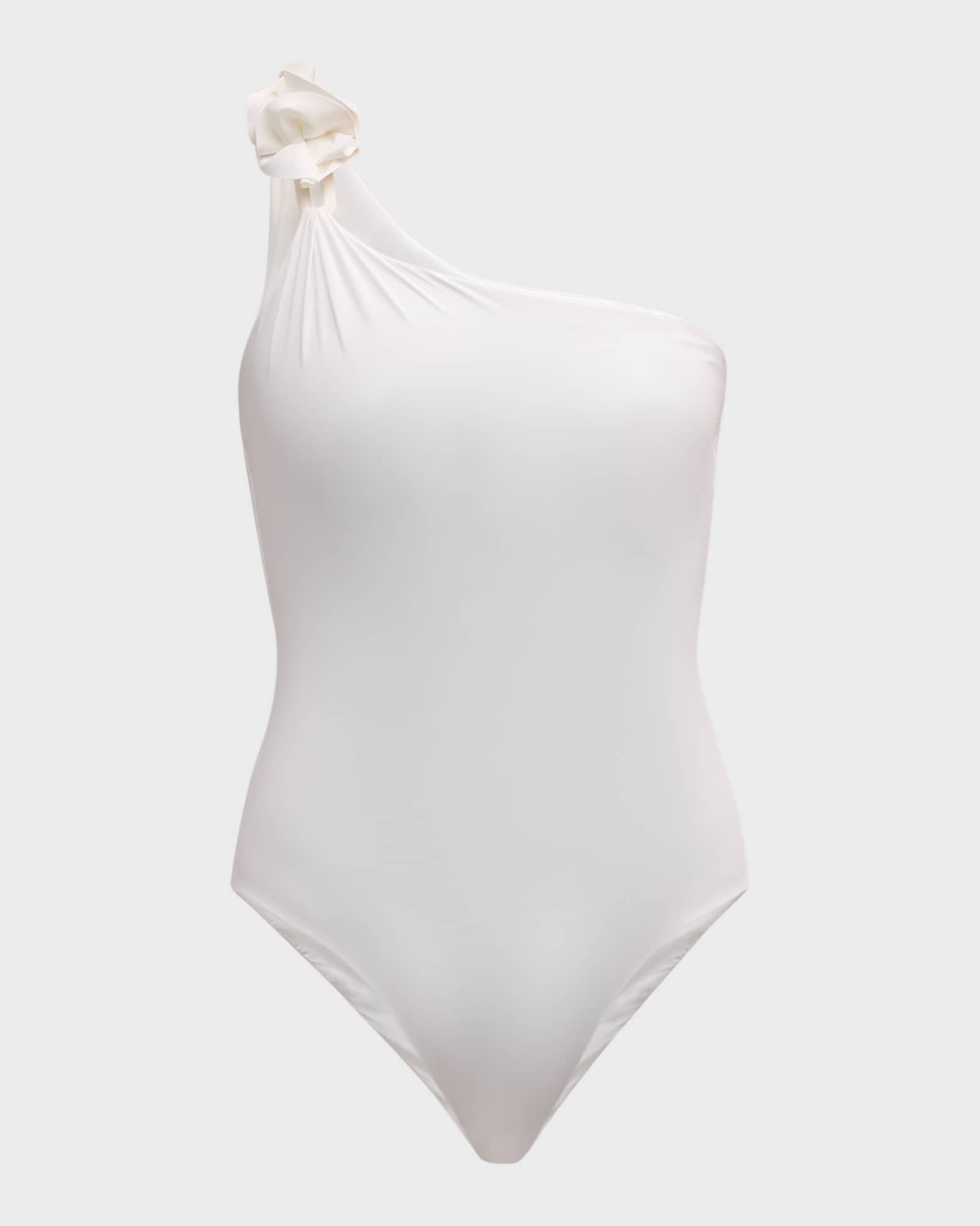 Piave One-Shoulder One-Piece Swimsuit  0