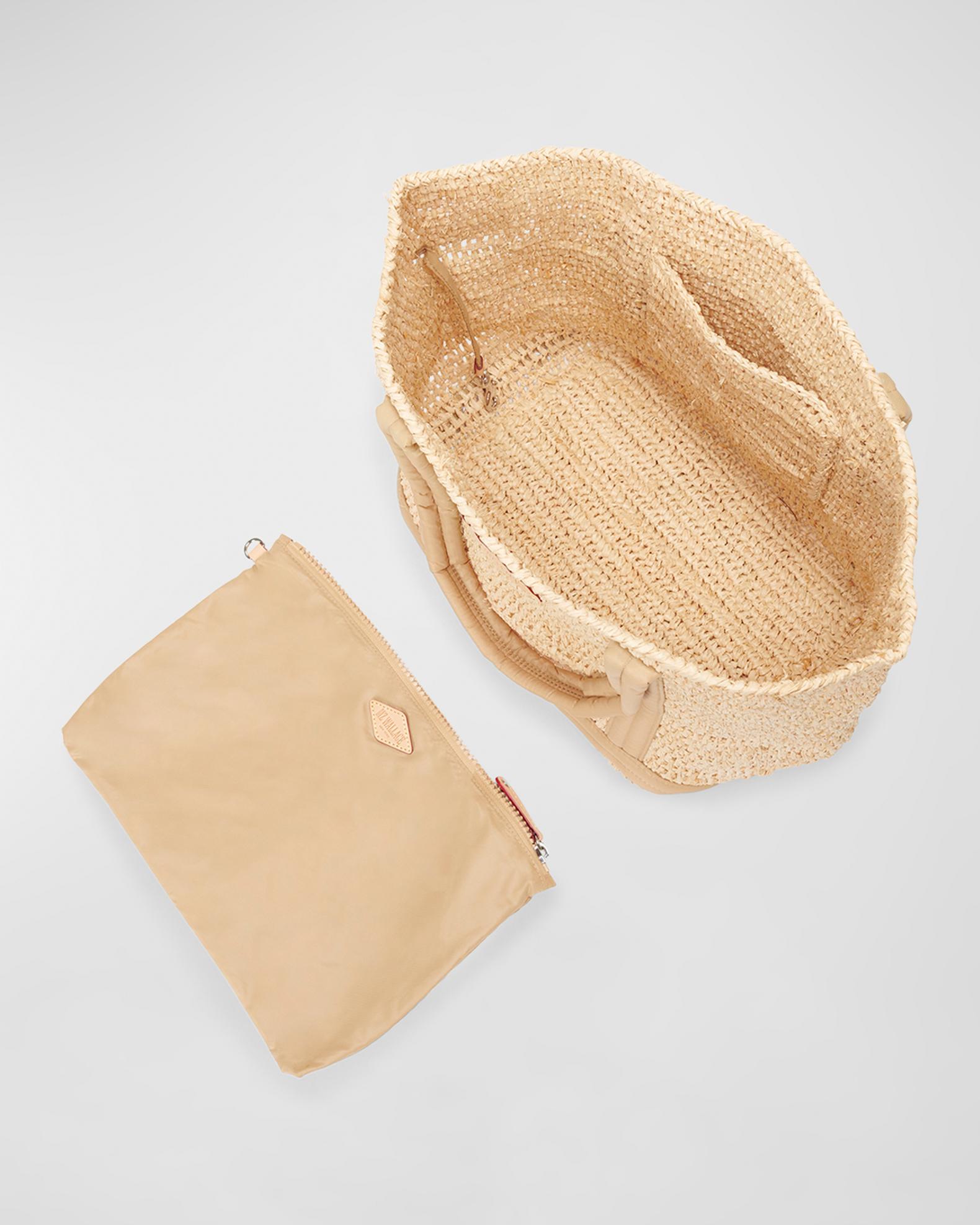 MZ WALLACE Medium Raffia Tote Bag | Neiman Marcus