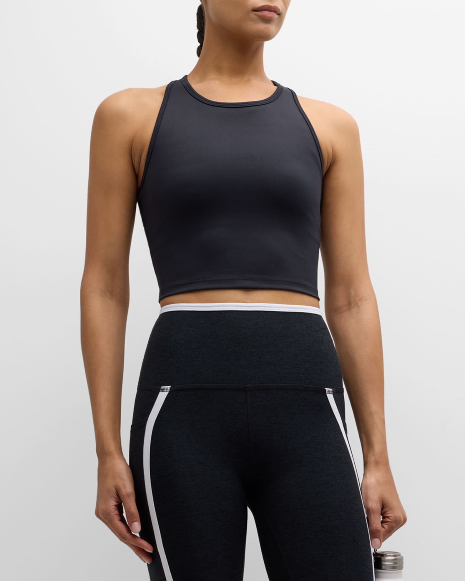 Débardeur-crop Top Beyond Yoga – Strive – Noir – Taille S – Soutien-gorge Intégré – Neuf Avec étiquettes