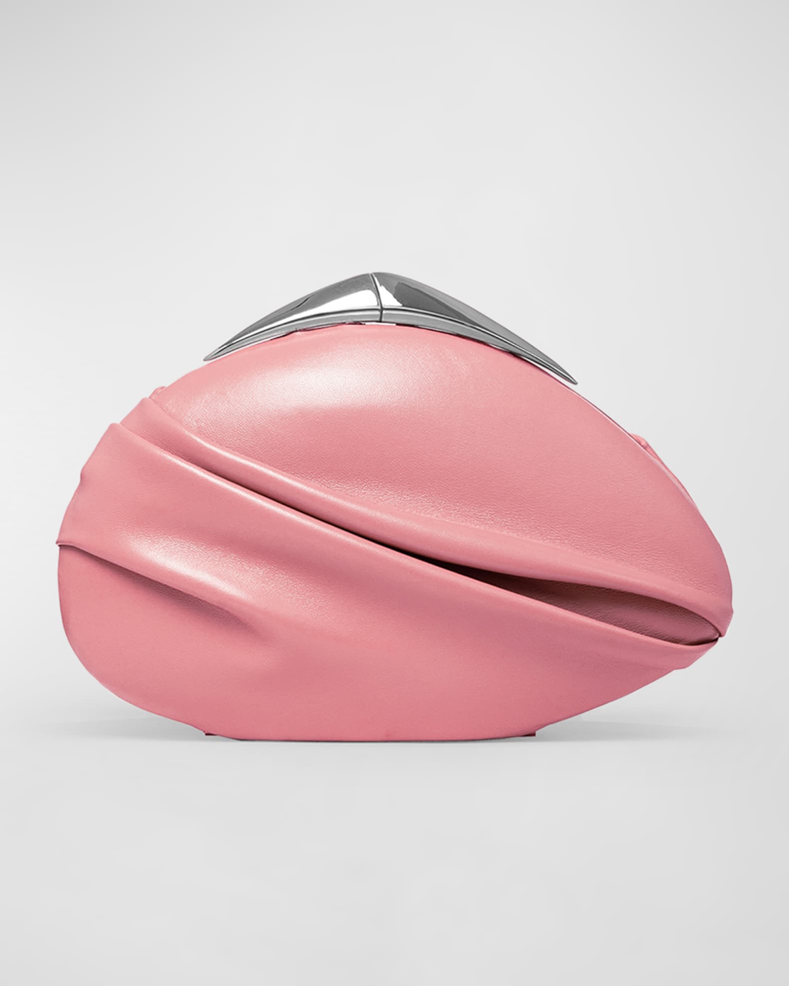 Benedetta Bruzziches Cometa Ariel Leather Clutch Bag