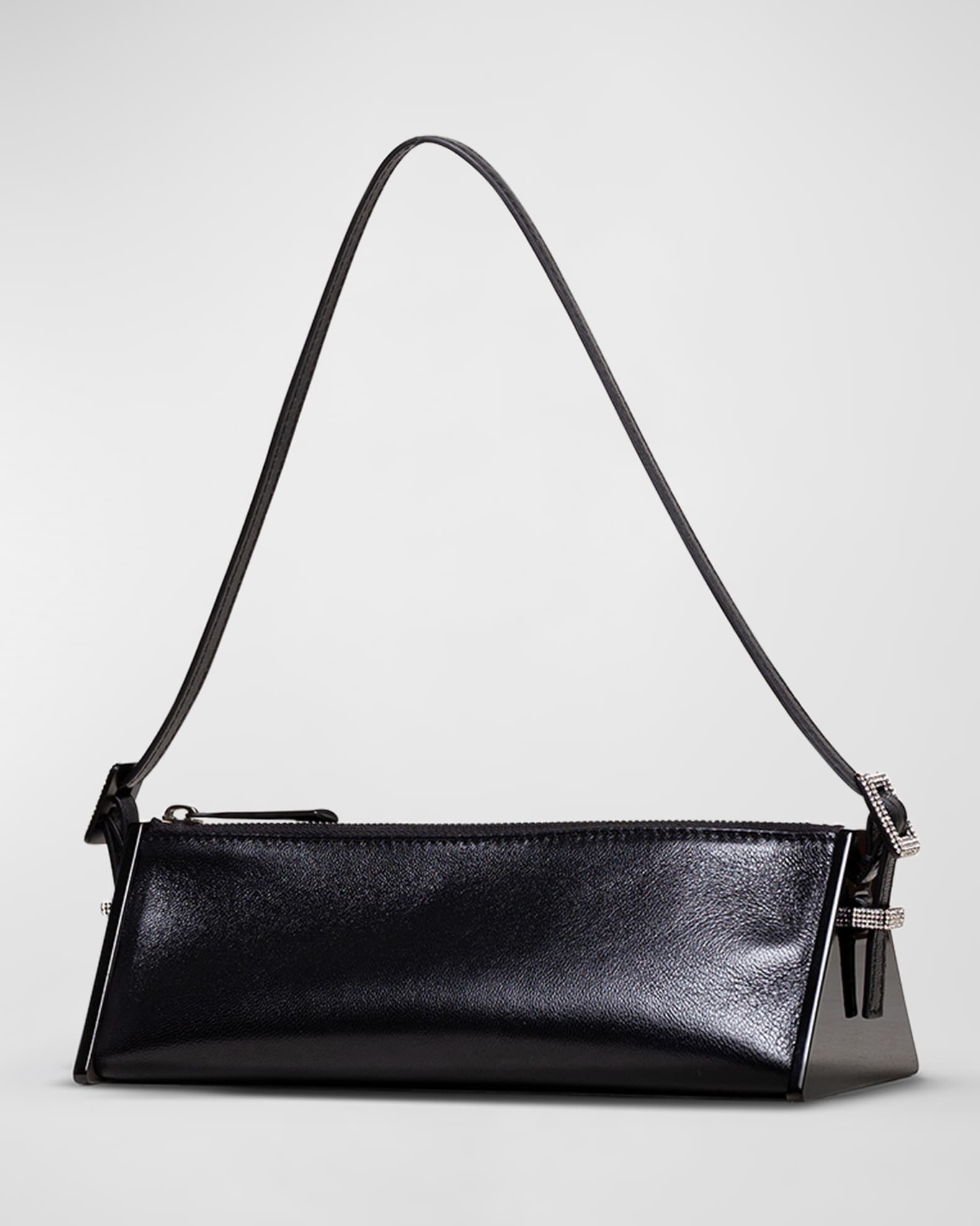 Joy Zip Leather Shoulder Bag 1