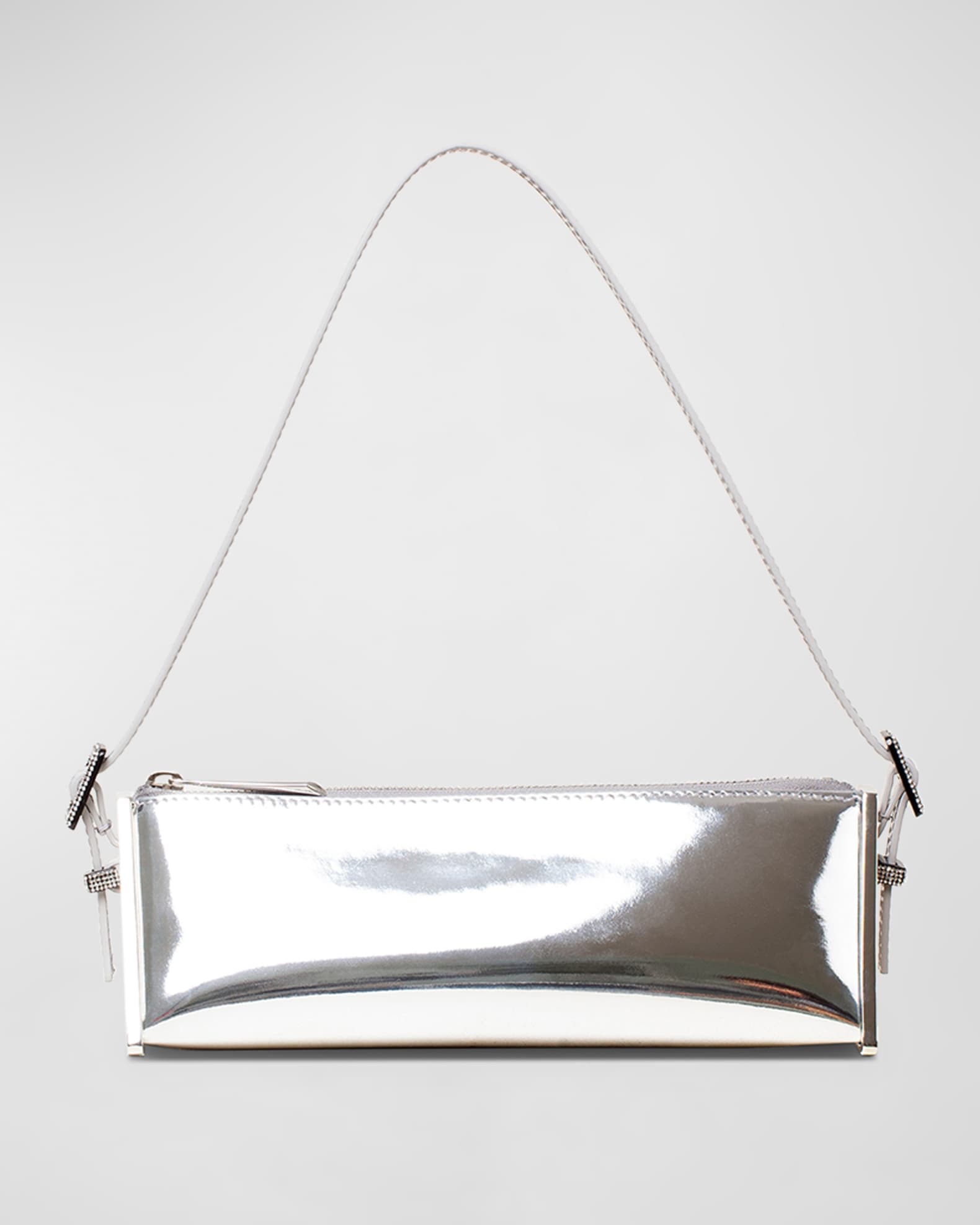 Benedetta Bruzziches rhinestone-embellished shoulder bag - Silver