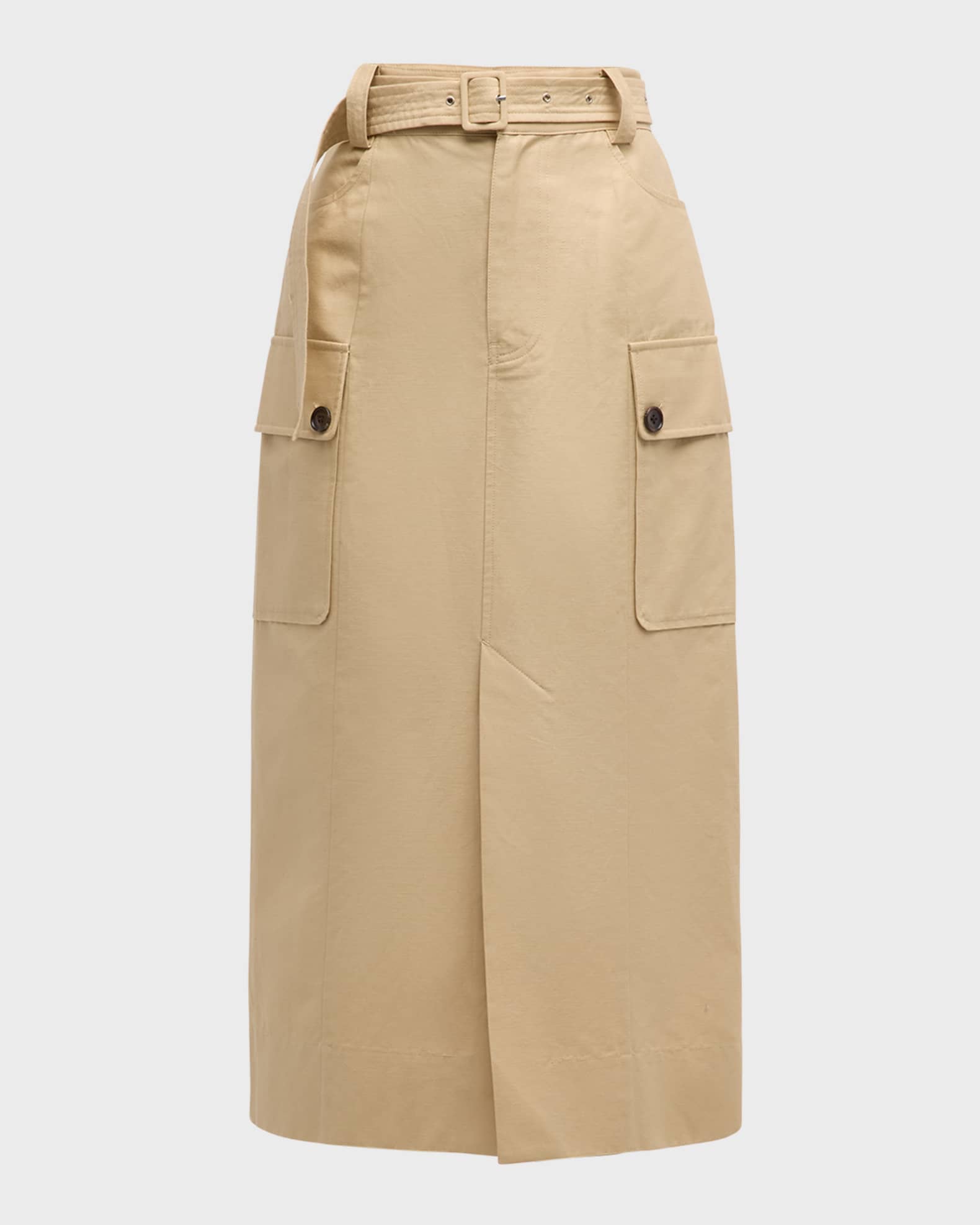 Rails Cyrus Belted Cargo Midi Skirt
