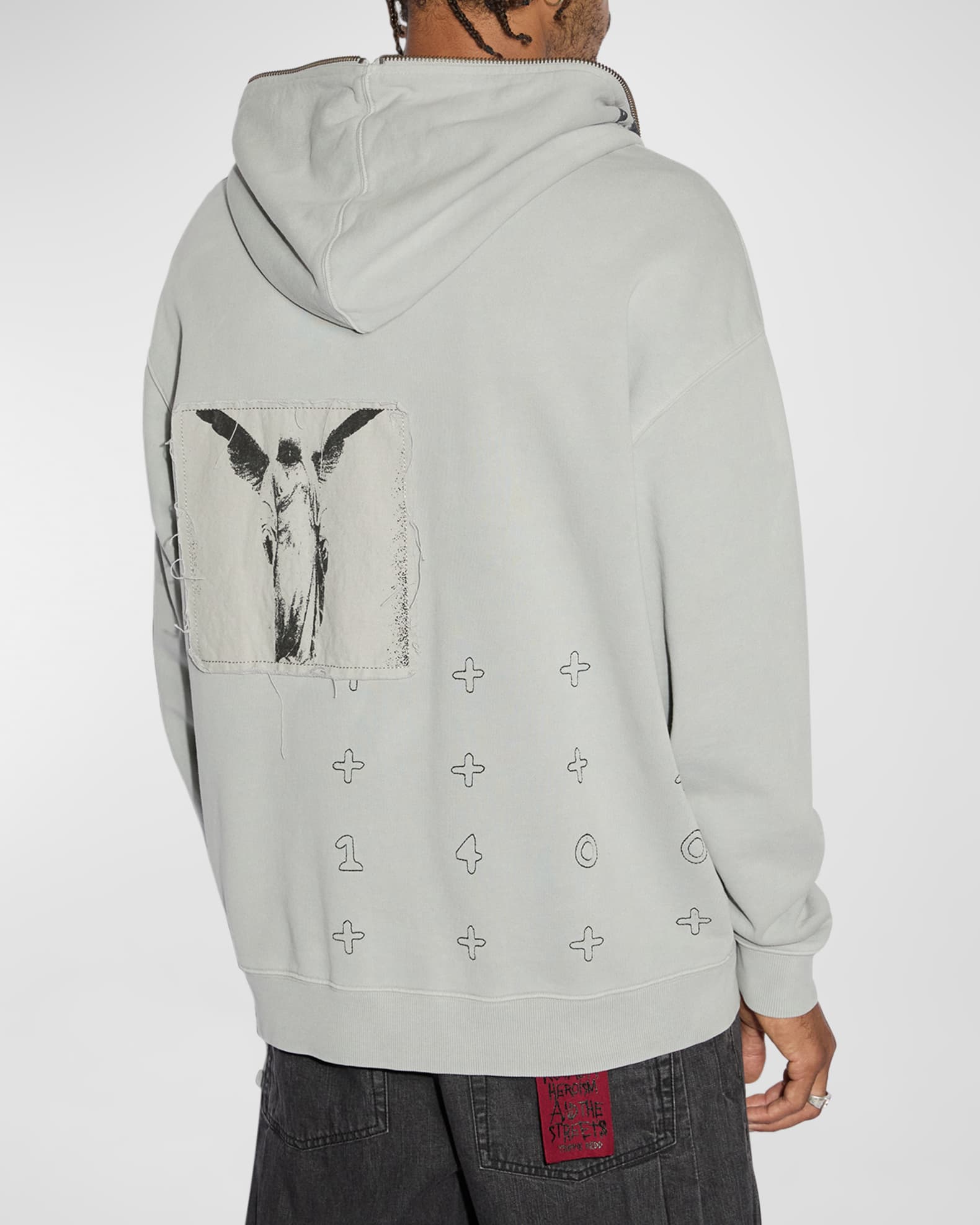Ksubi x Trippie Redd Men's Zip Hoodie Neiman Marcus