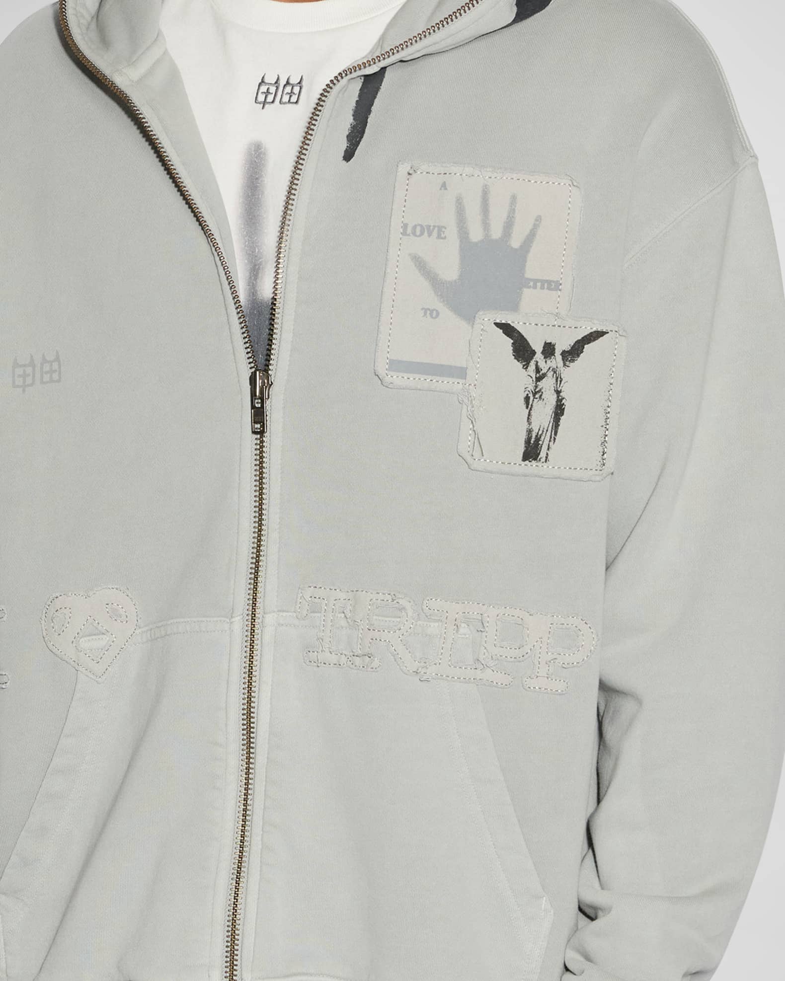 Ksubi x Trippie Redd Men's Zip Hoodie Neiman Marcus