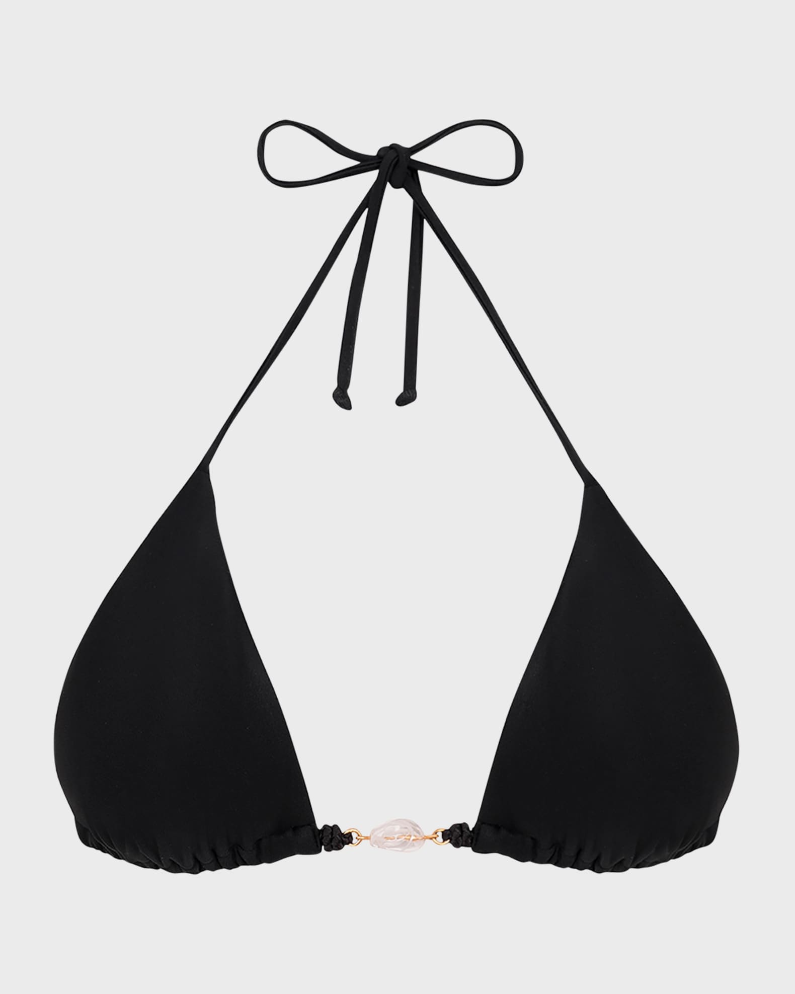 Vix Solid Ivy Triangle Bikini Top Neiman Marcus