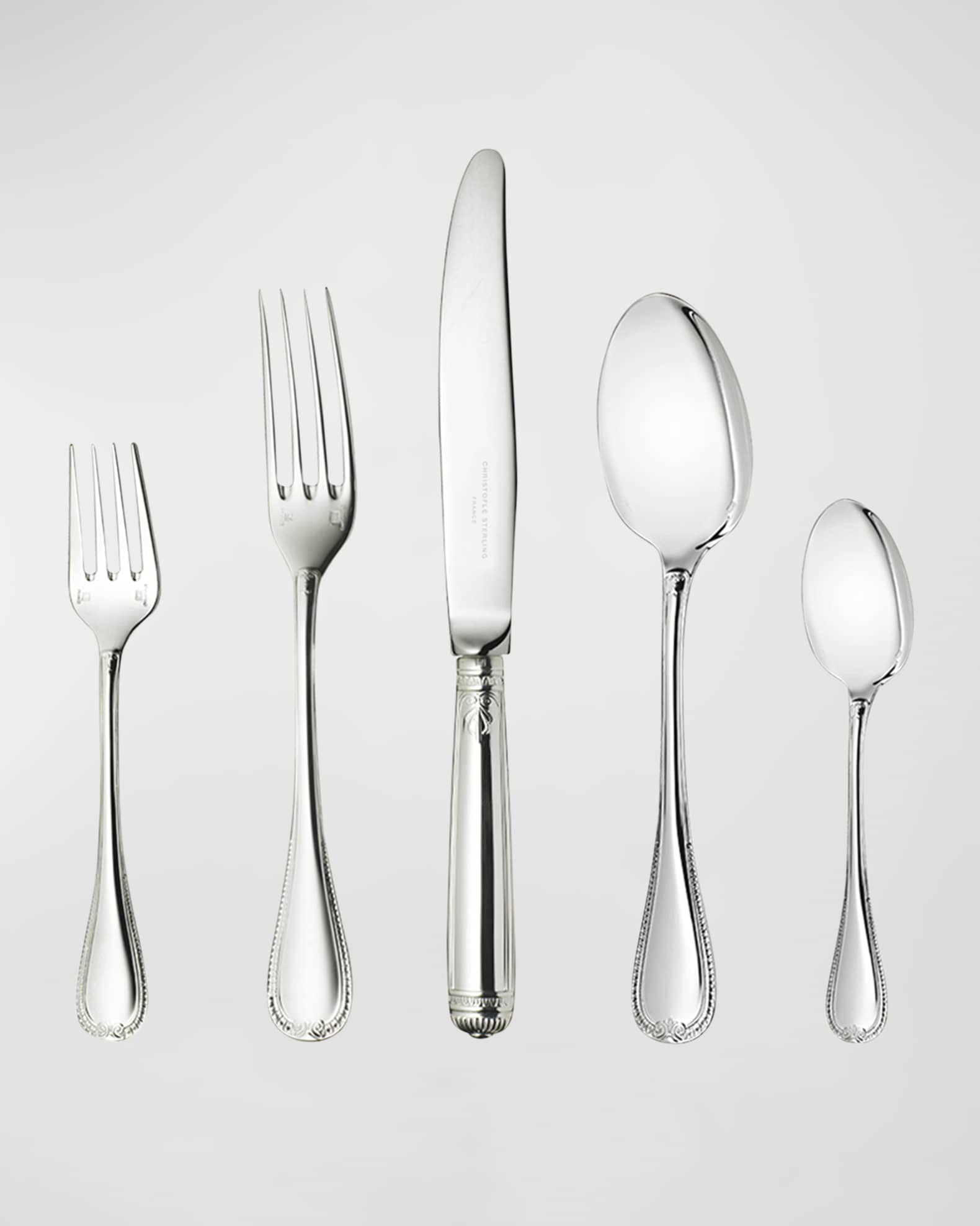 Sterling Silver Place Setting, Set of 5 0