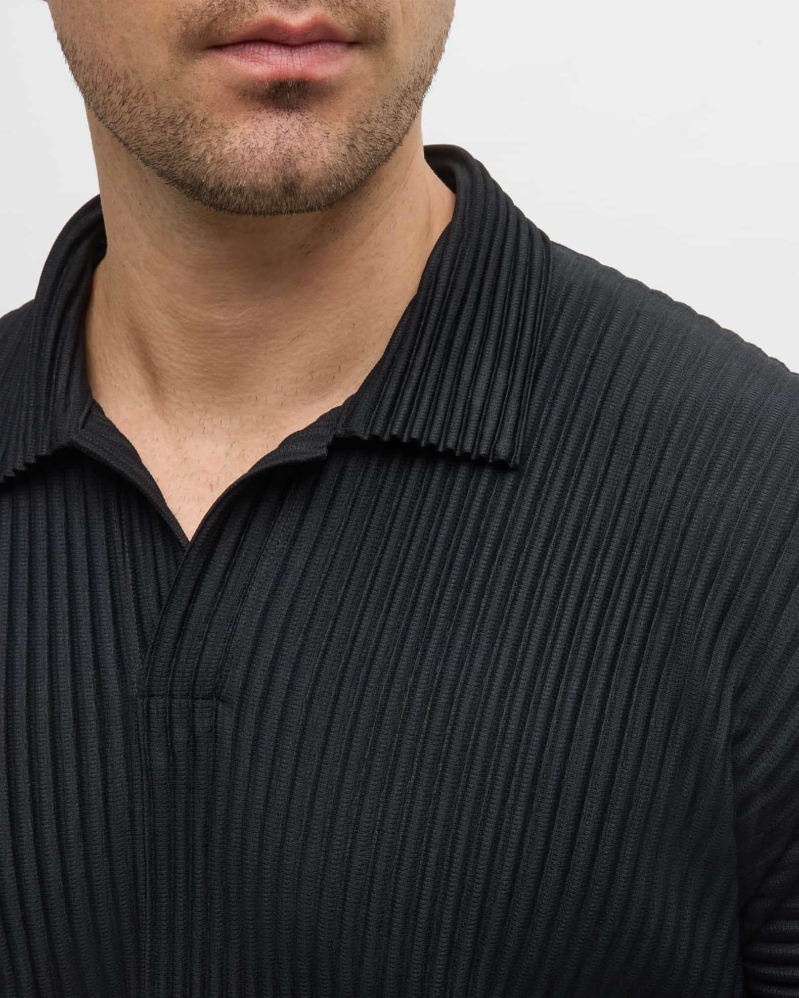 Pleated Polo Shirt main image 1