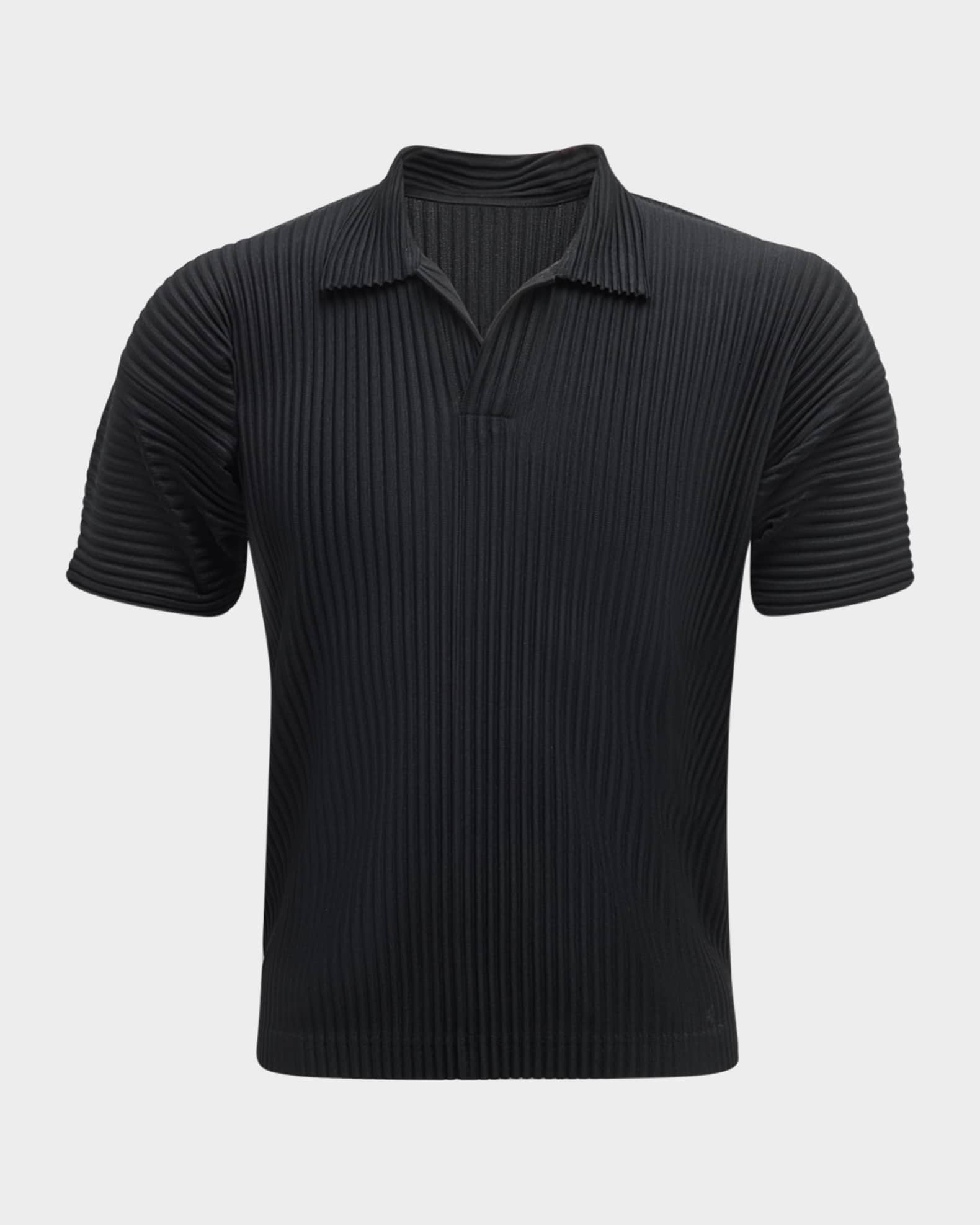 HOMME PLISSÉ ISSEY MIYAKE PLEATED POLO Homme Plisse Issey Miyake Men's Pleated Polo Shirt | Neiman