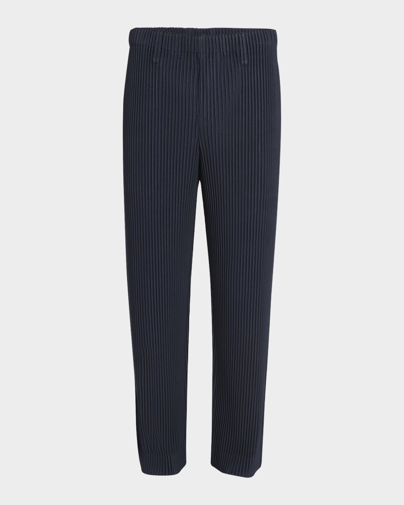 Homme Plisse Issey Miyake Men s Pleated Straight Pants Neiman Marcus