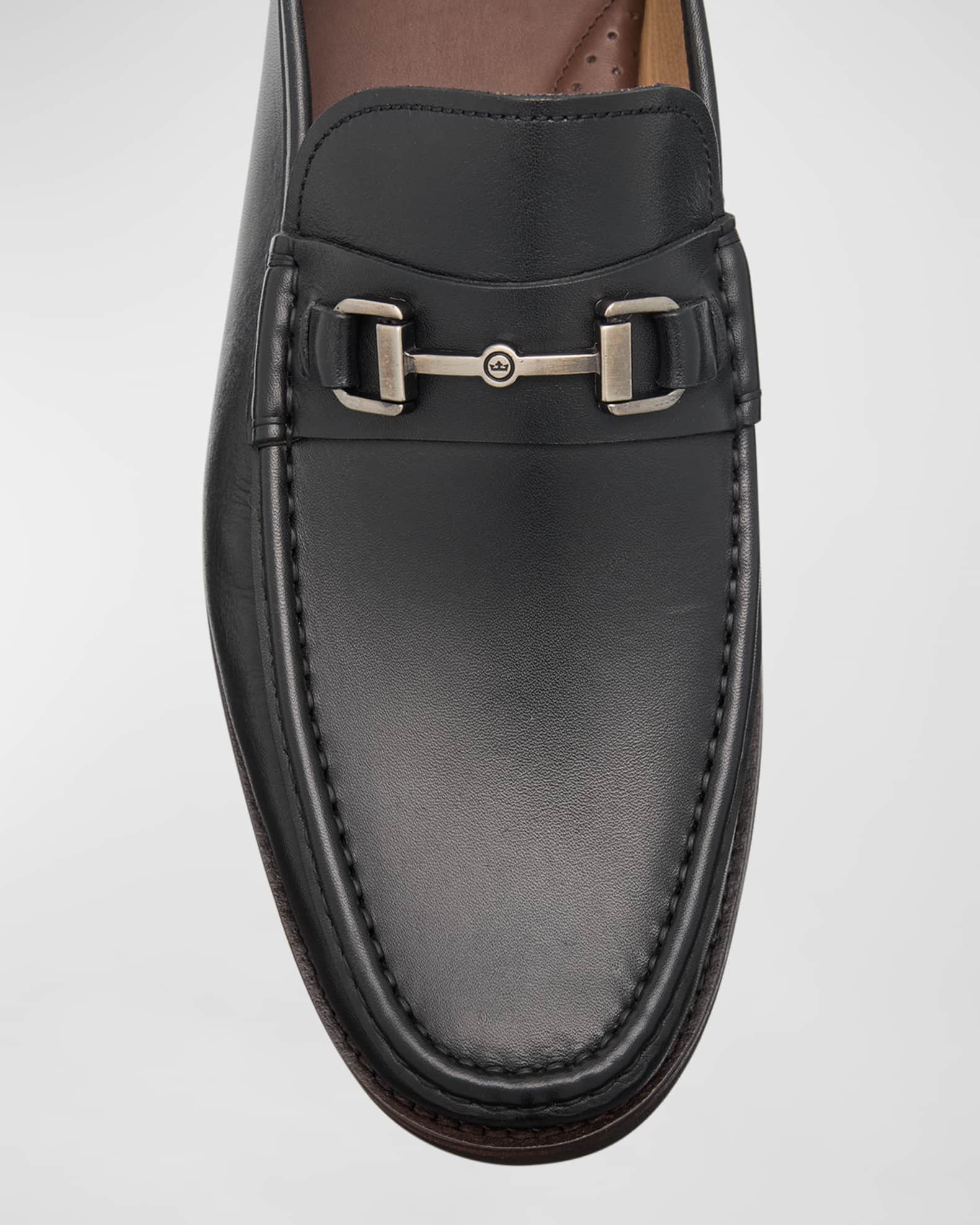 Bit Loafers for Men Pure Leather Slip On Shoes
