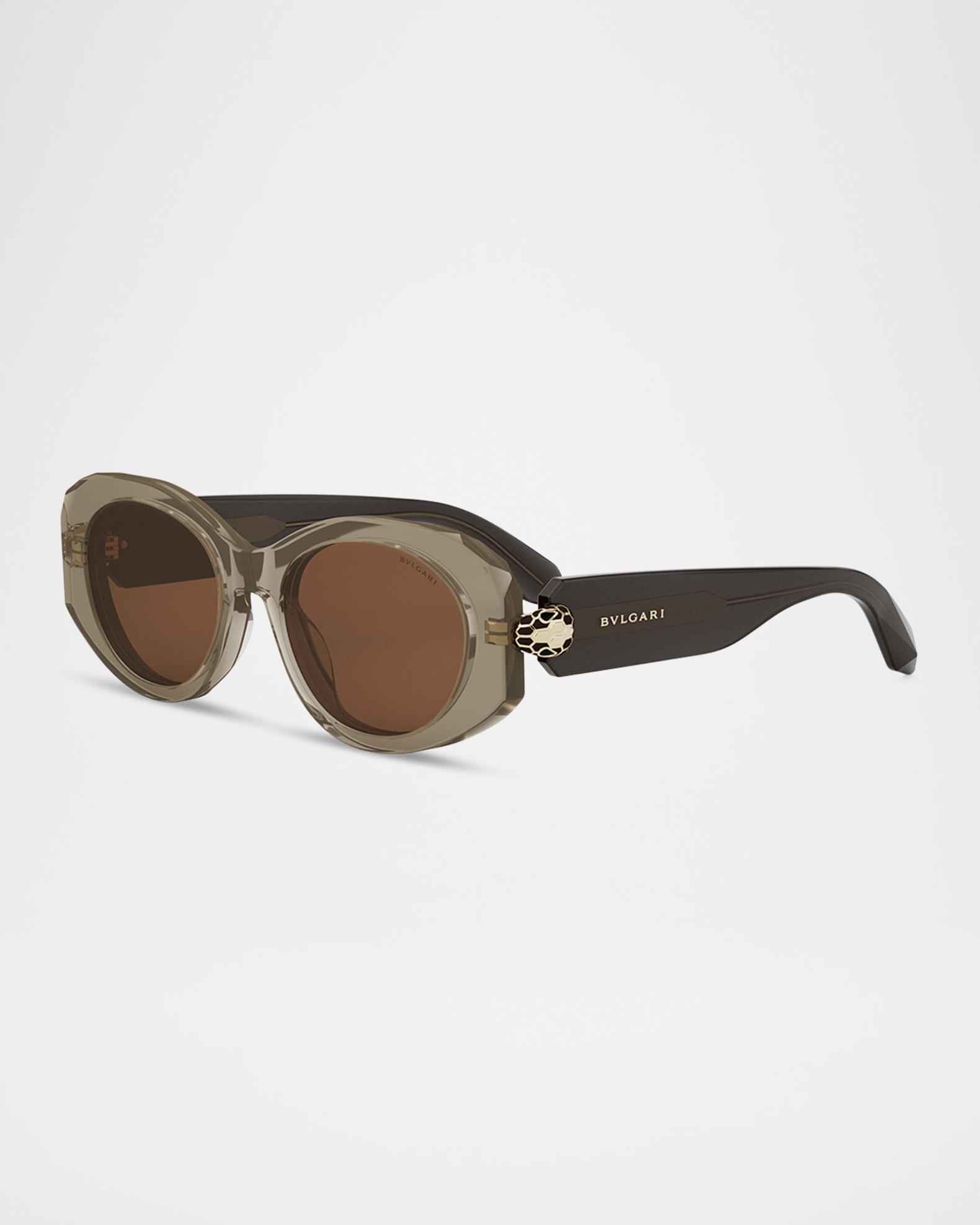 BVLGARI Serpenti Oval Sunglasses | Neiman Marcus display picture 1
