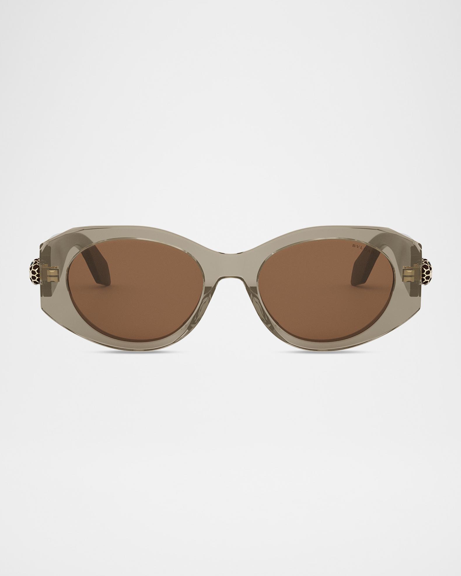 BVLGARI Serpenti Oval Sunglasses | Neiman Marcus display picture 2