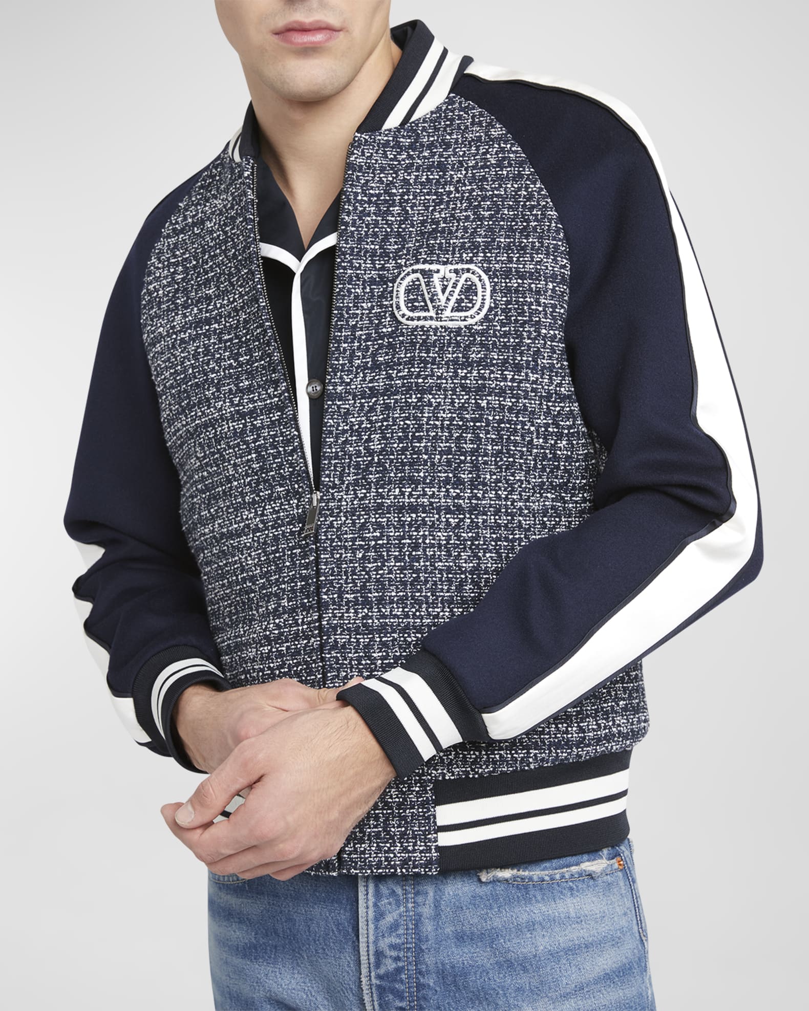 Wellness Boucle Varsity Jacket main image 0